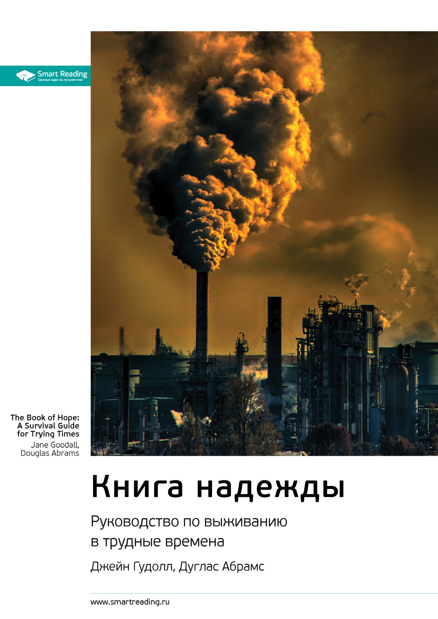 Обложка книги «Ключевые идеи книги: Книга надежды. Руководство по выживанию в трудные времена. Джейн Гудолл, Дуглас Абрамс»