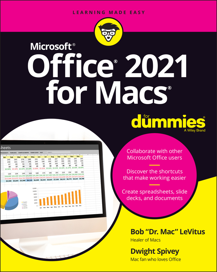 Обложка книги «Office 2021 for Macs For Dummies»