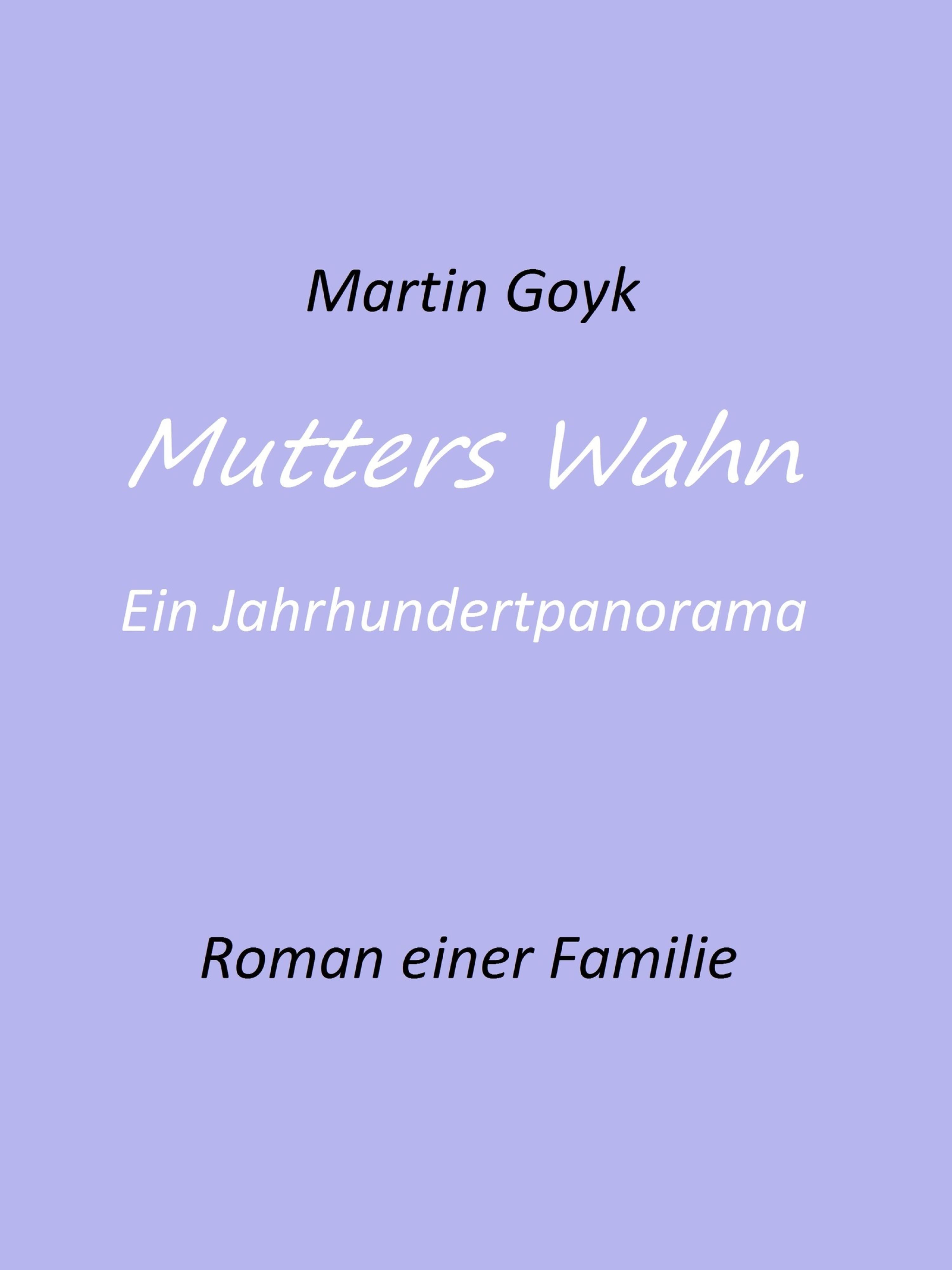 Обложка книги «Mutters Wahn»