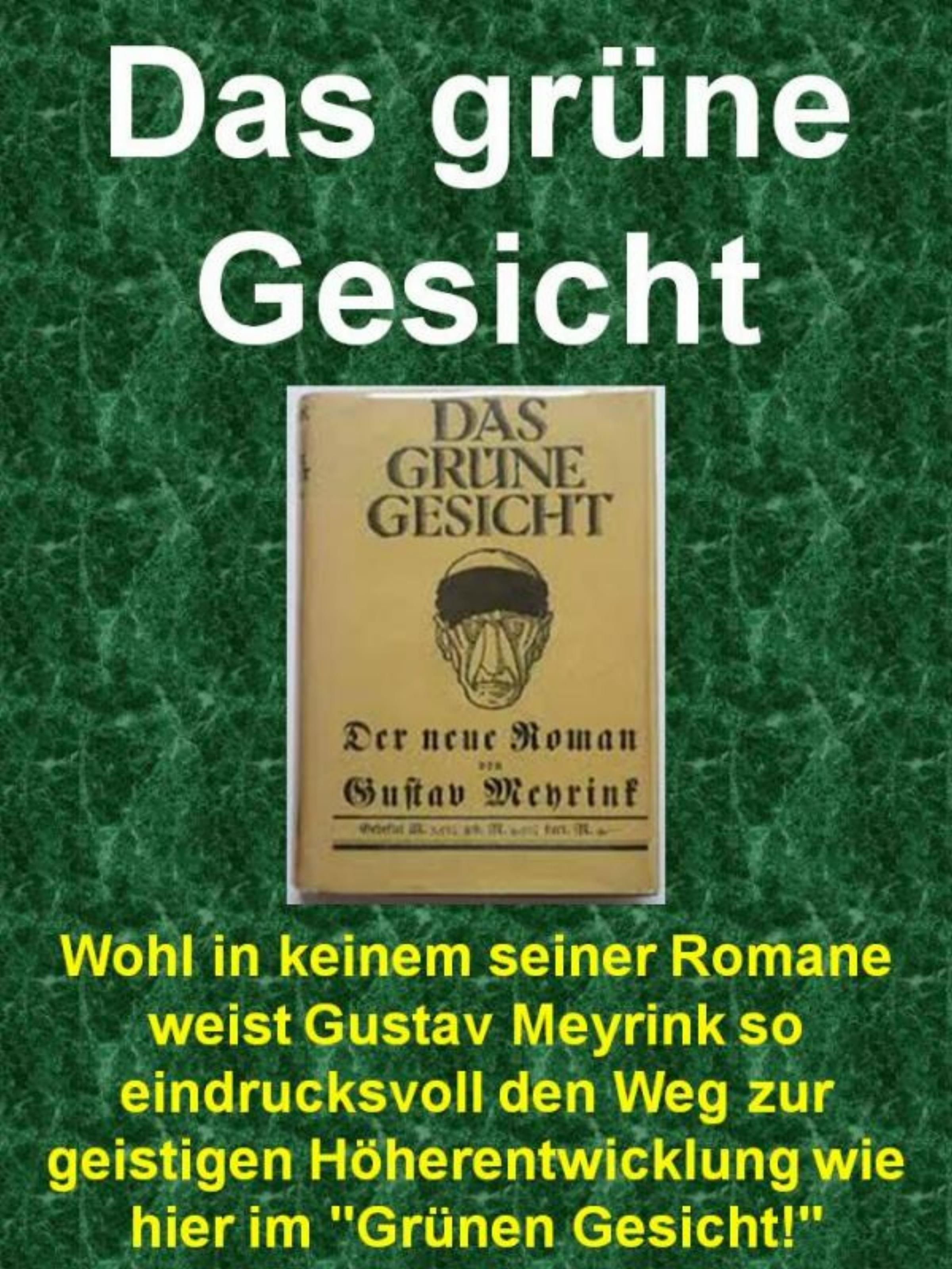 Обложка книги «Das grüne Gesicht»