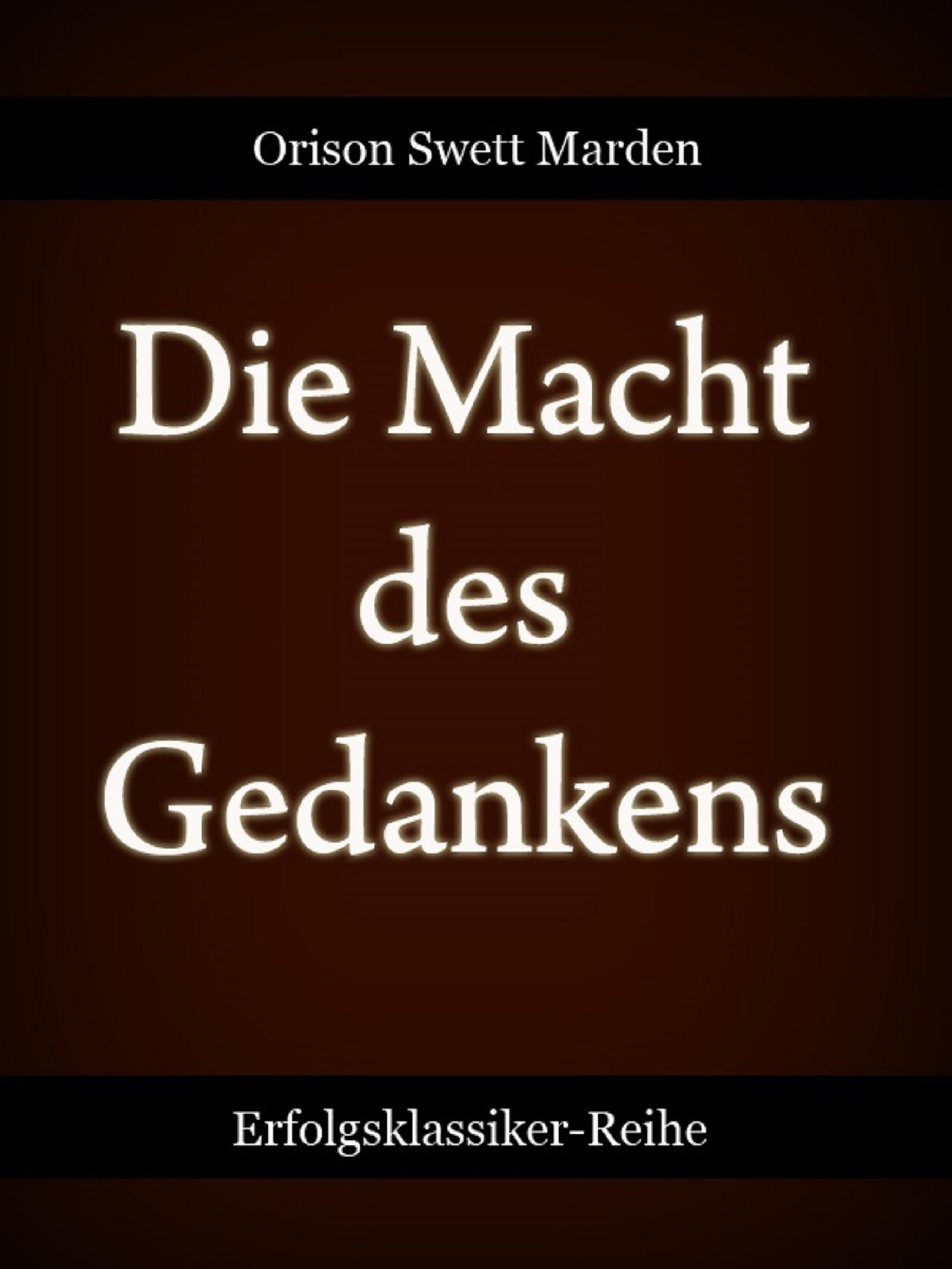 Обложка книги «Die Macht des Gedankens»