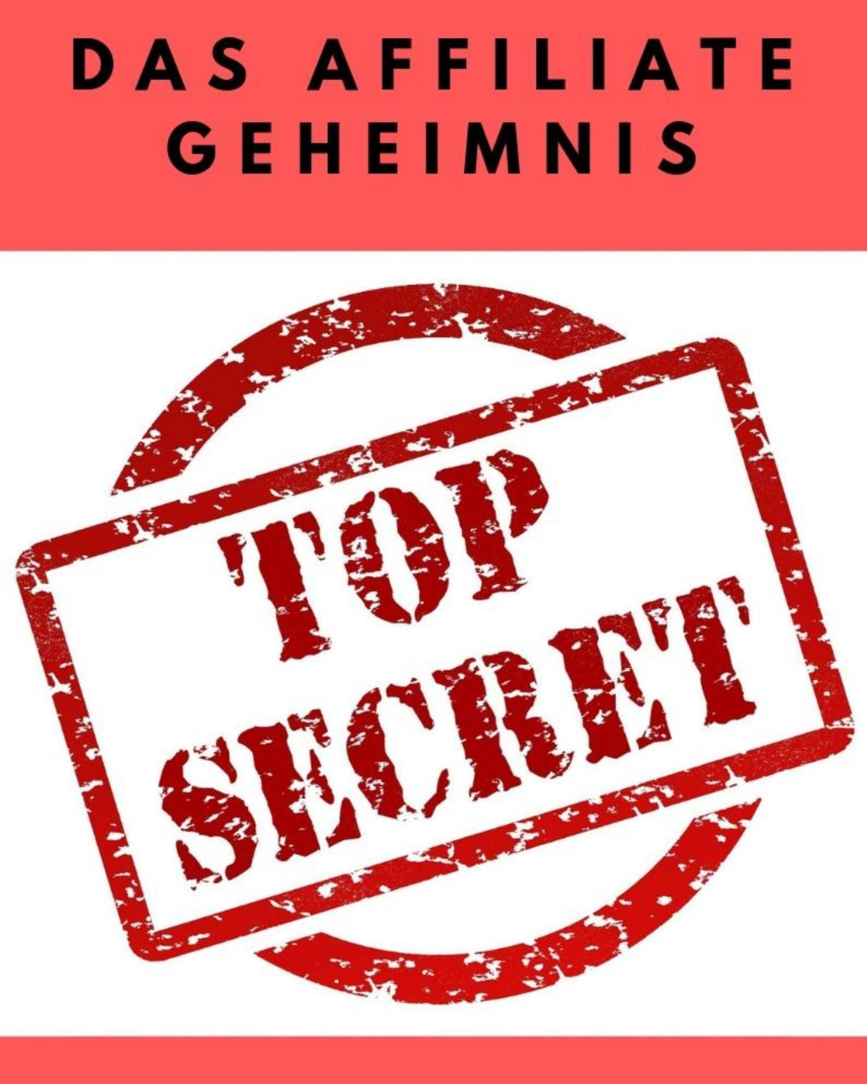 Обложка книги «Das Affiliate Geheimnis»