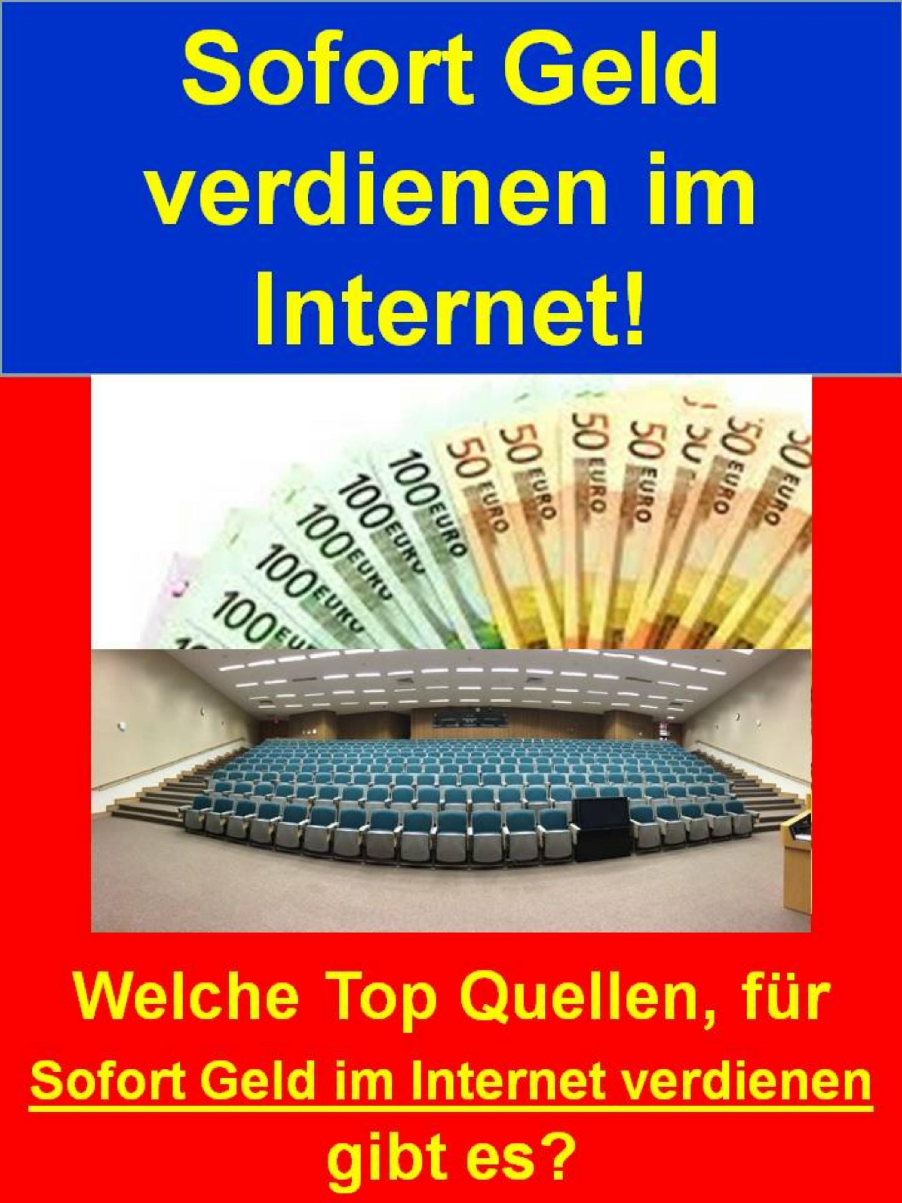Обложка книги «Sofort Geld verdienen im Internet!»