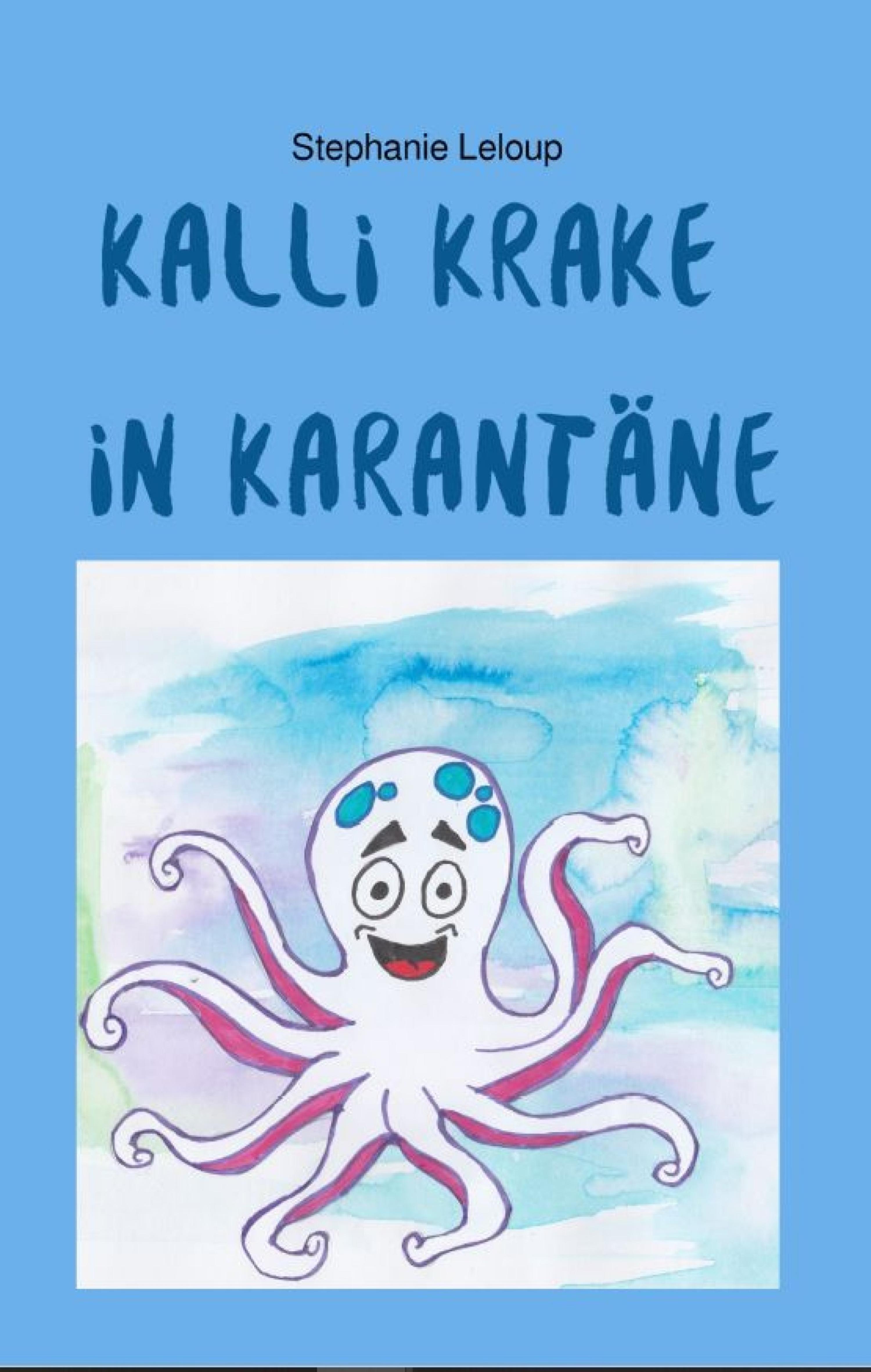 Обложка книги «Kalli Krake in Karantäne»