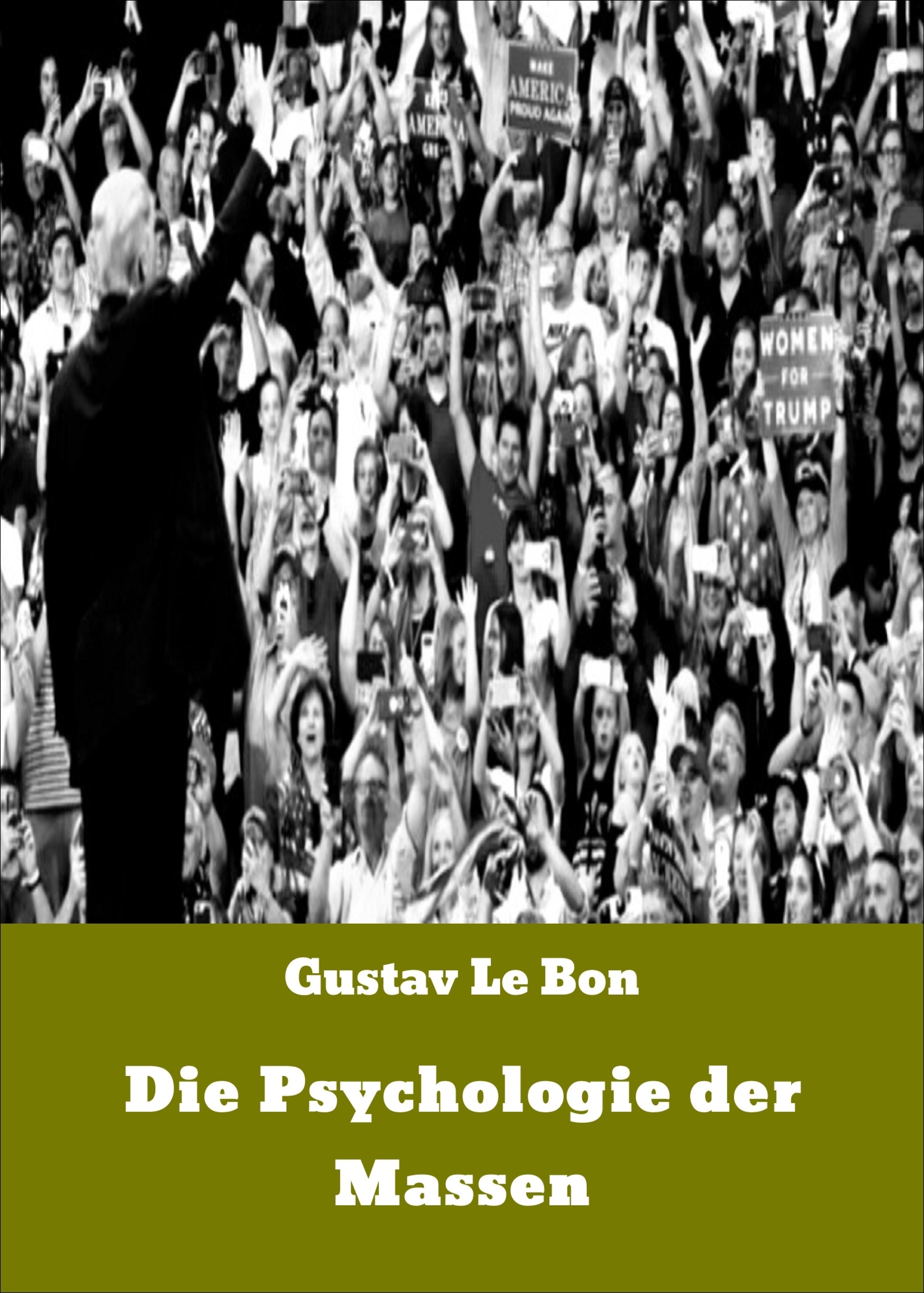 Обложка книги «Die Psychologie der Massen»