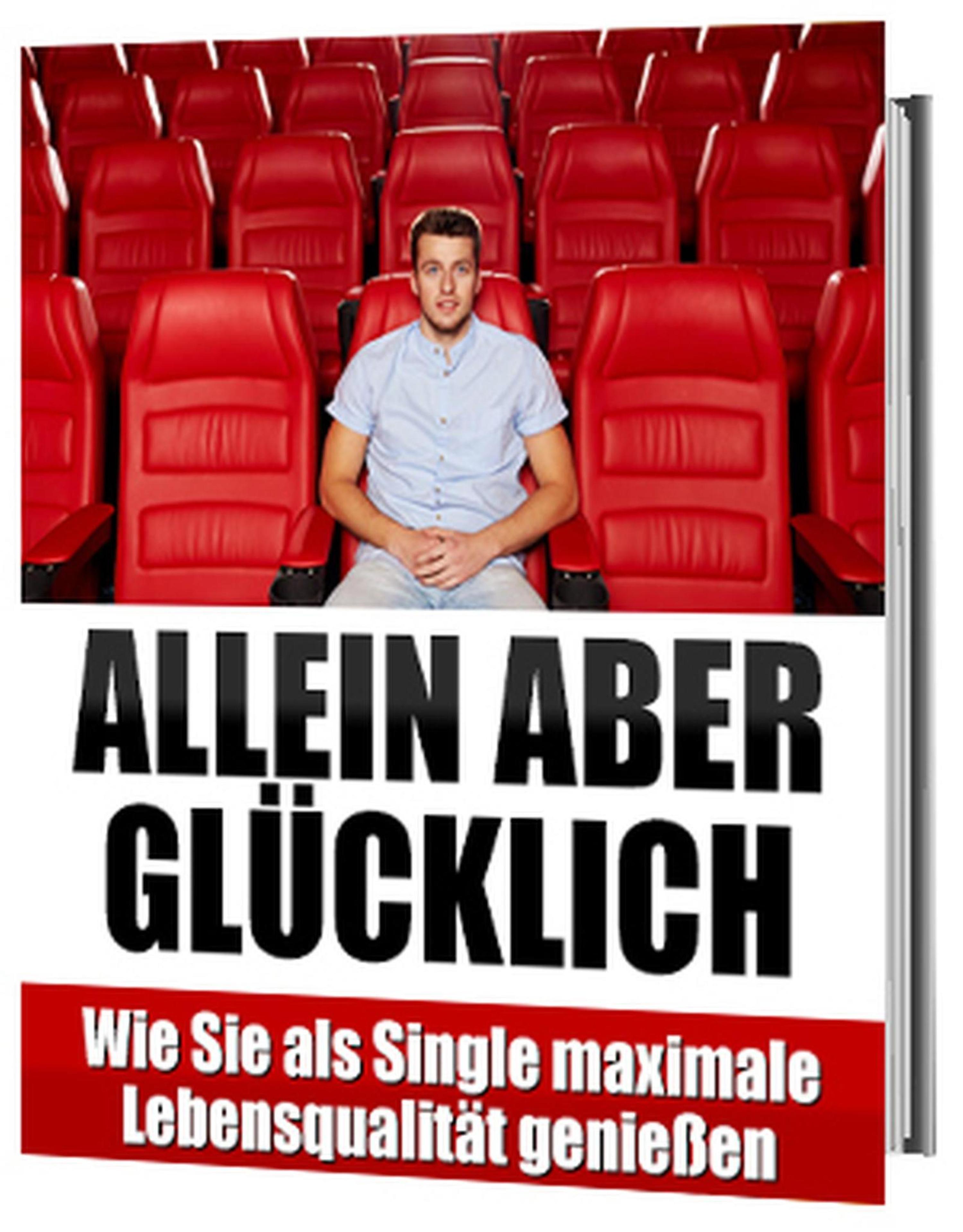 Обложка книги «Allein aber glücklich»