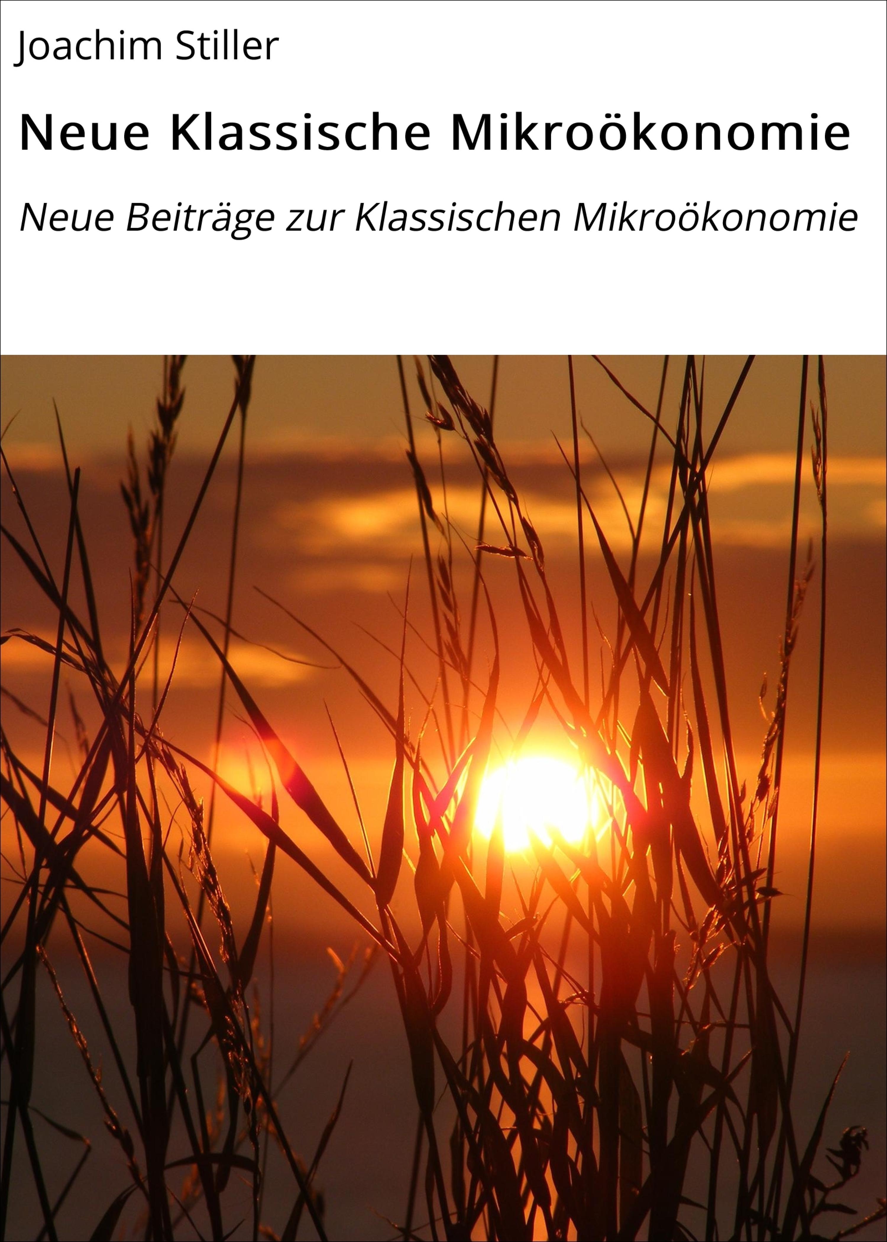 Обложка книги «Neue Klassische Mikroökonomie»