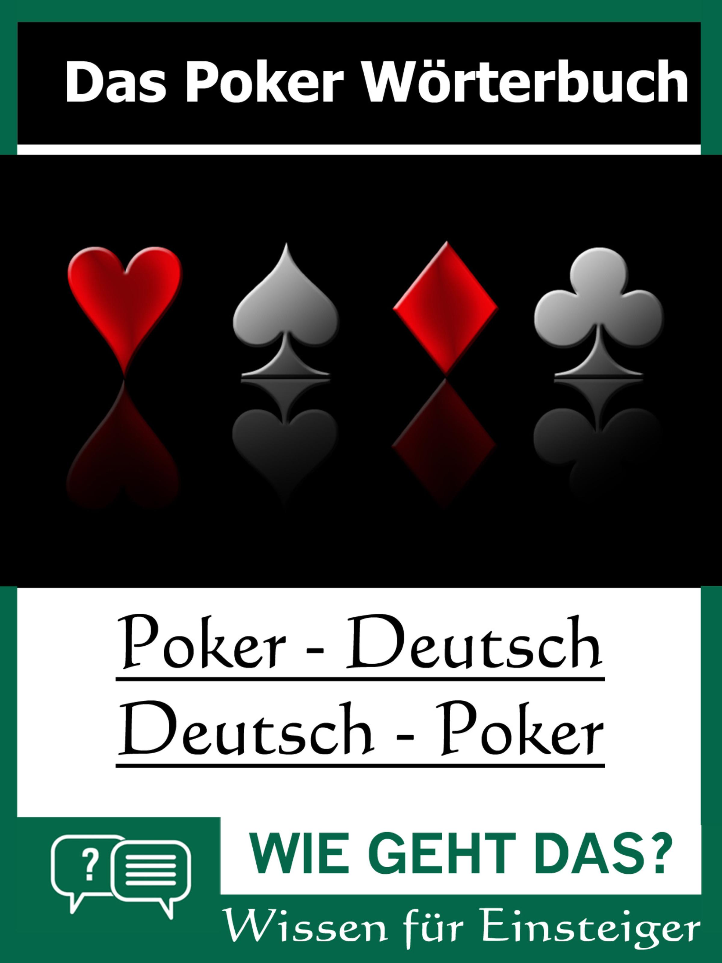 Обложка книги «Das Poker Wörterbuch»