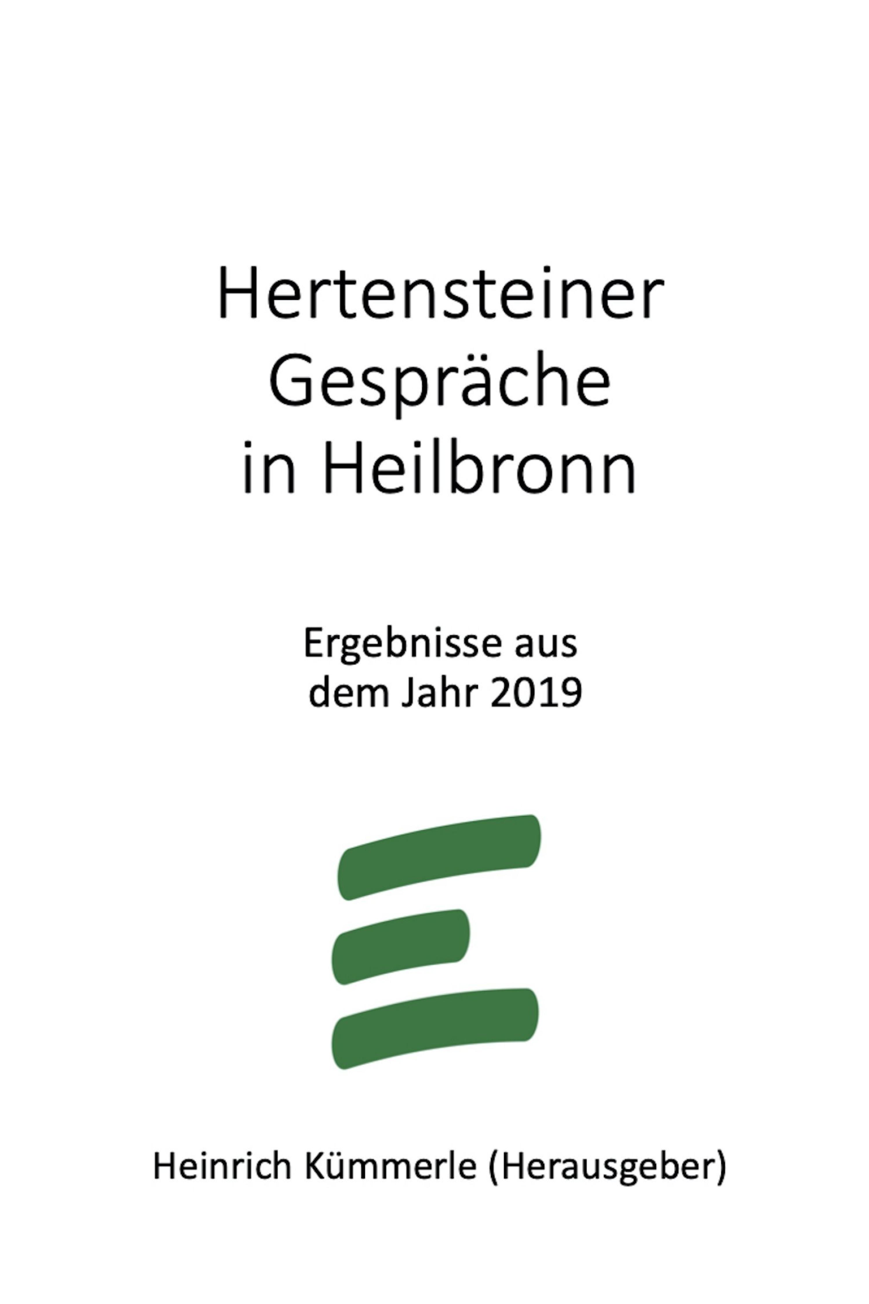 Обложка книги «Hertensteiner Gespräche in Heilbronn»