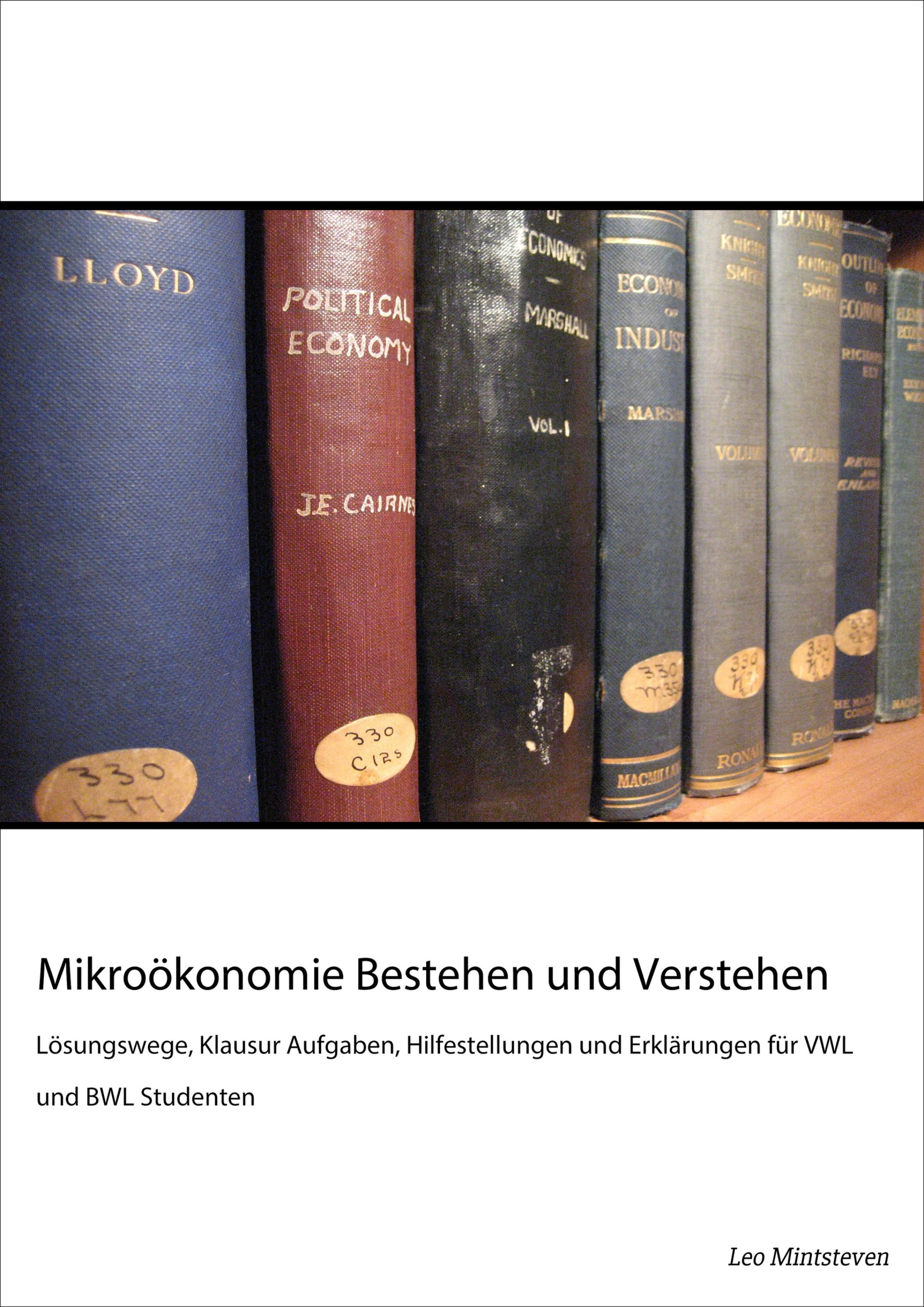 Обложка книги «Mikroökonomie Bestehen und Verstehen»