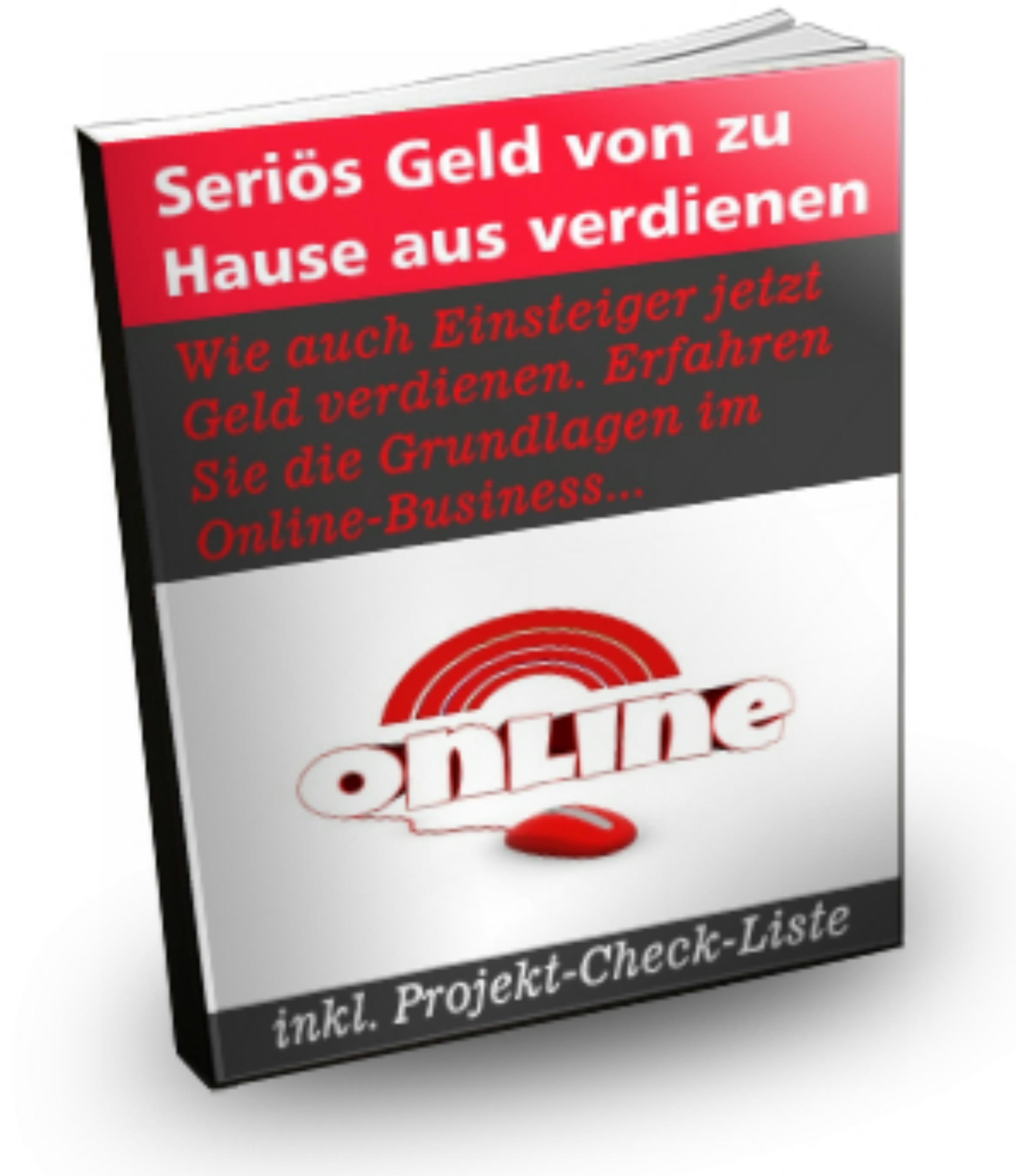 Обложка книги «Seriös Geld von zu Hause aus verdienen»