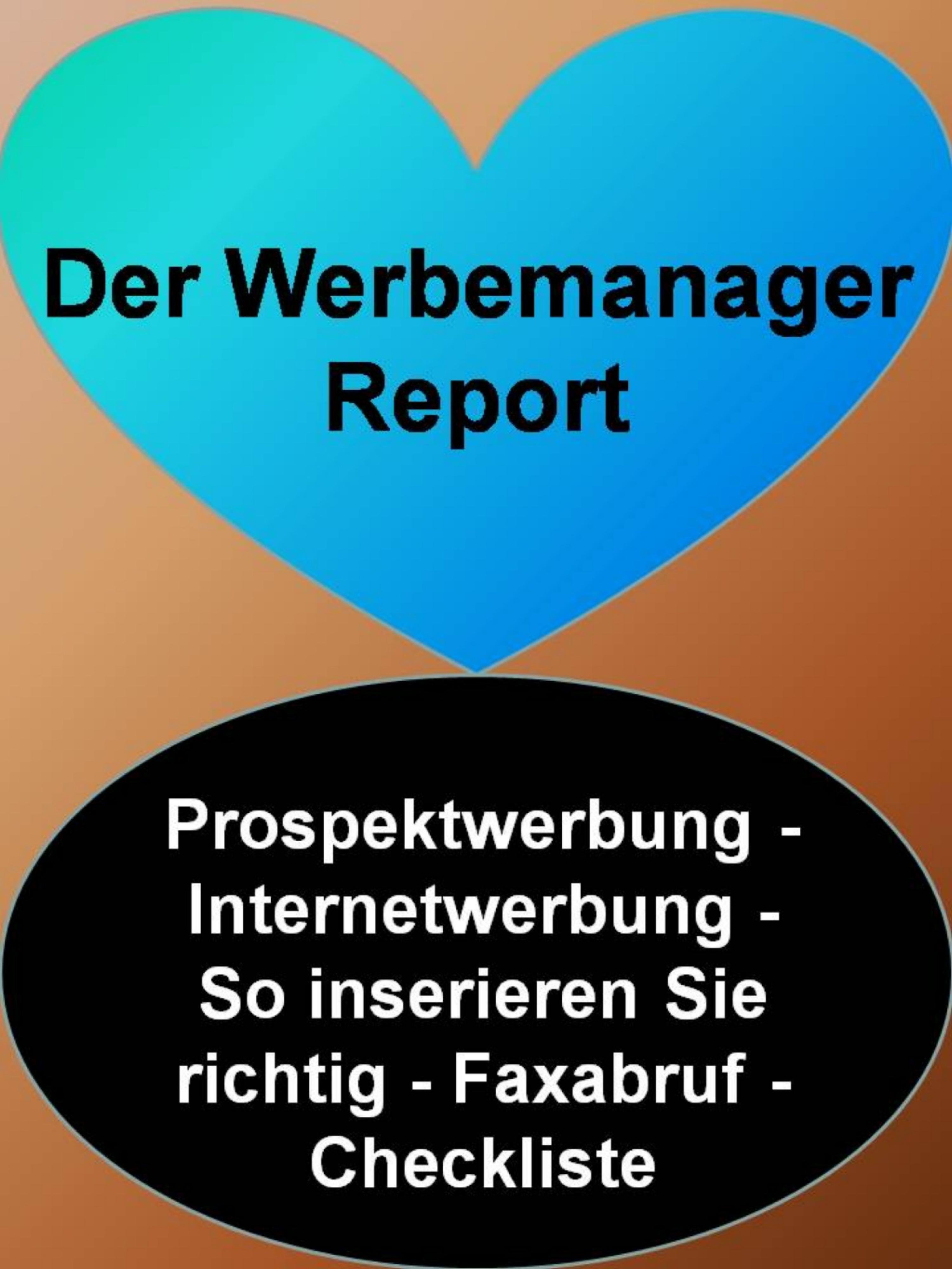 Обложка книги «Der Werbemanager Report»