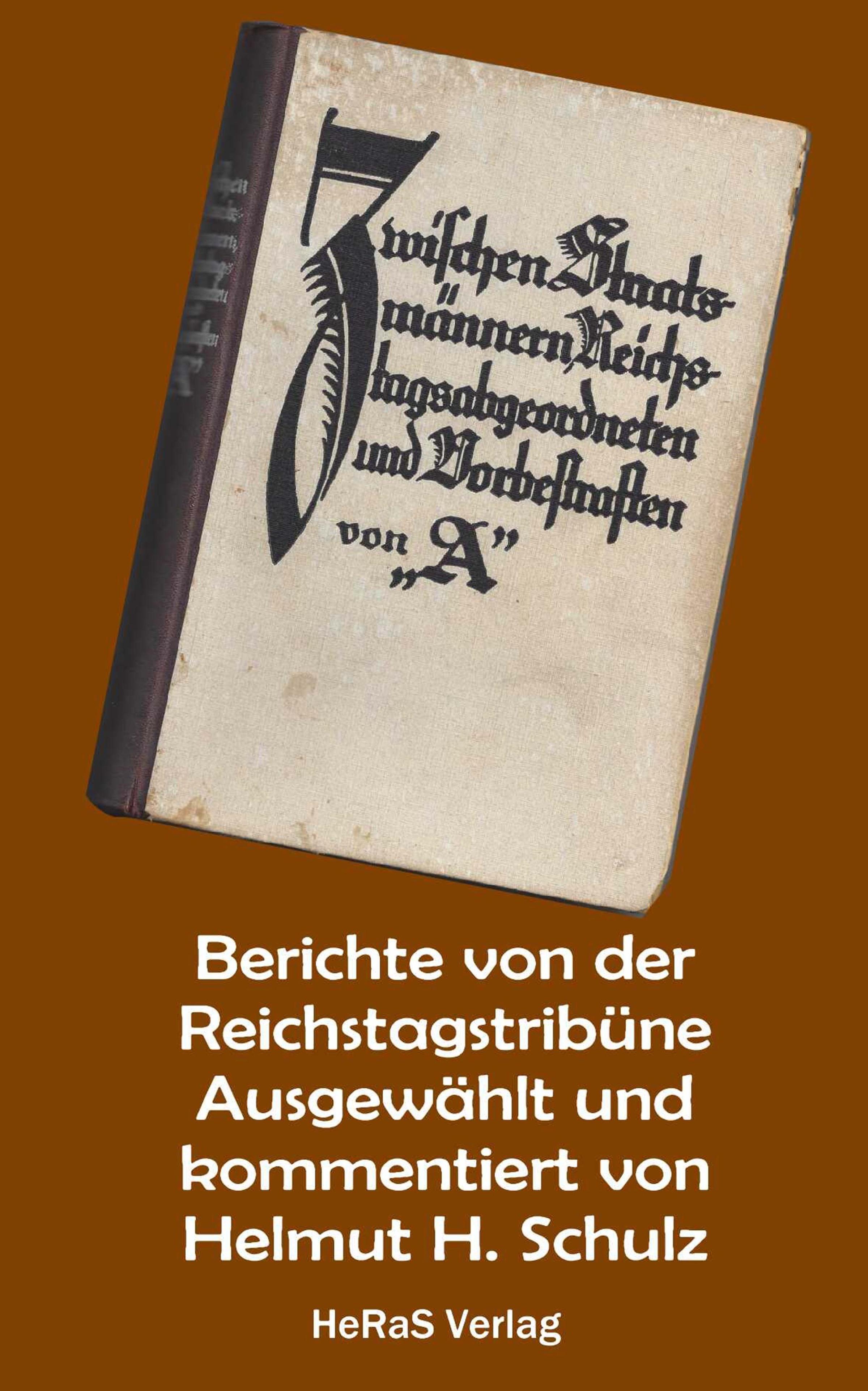 Обложка книги «Berichte von der Reichstagstribüne»