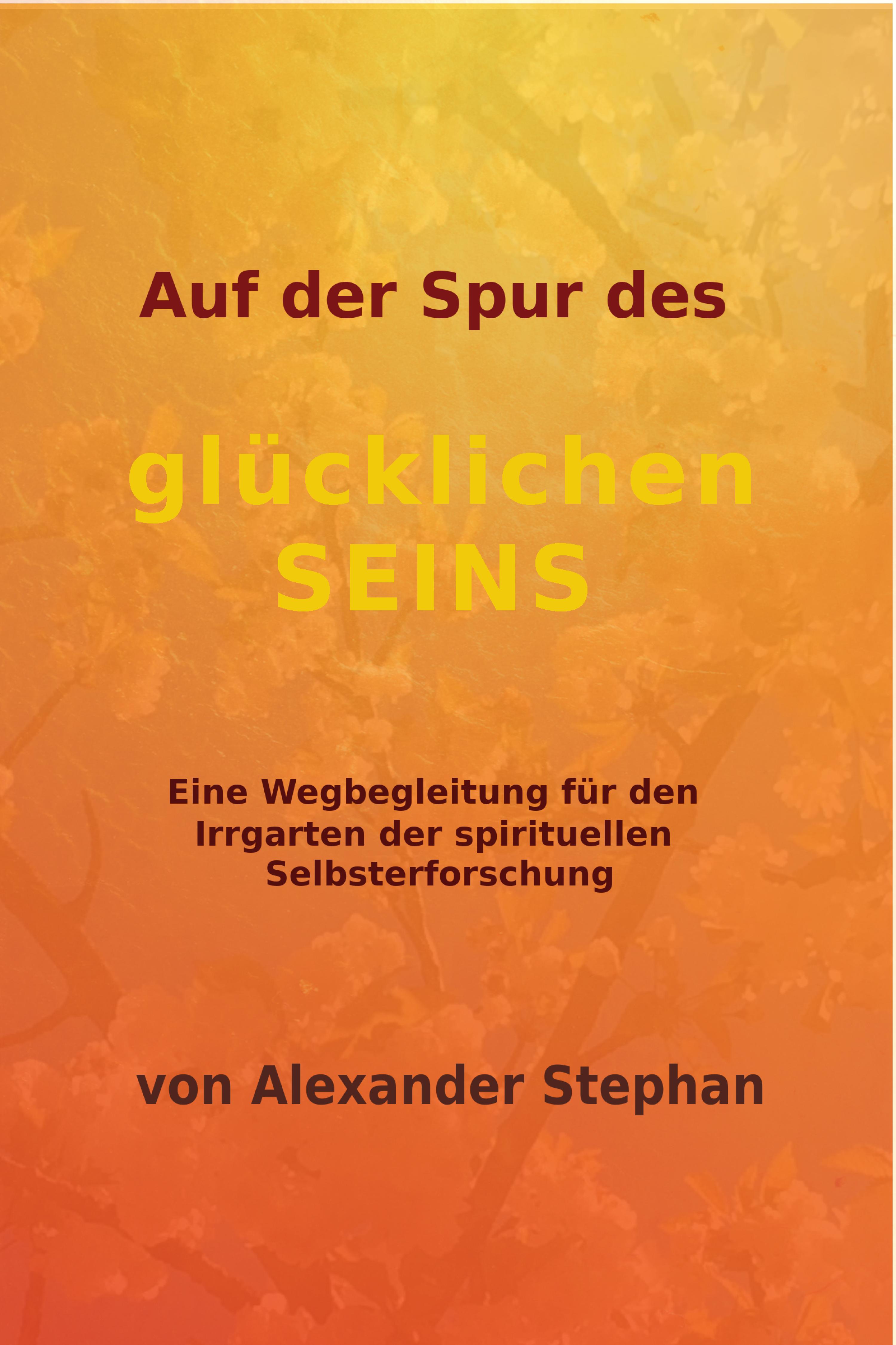 Обложка книги «Auf der Spur des glücklichen Seins»