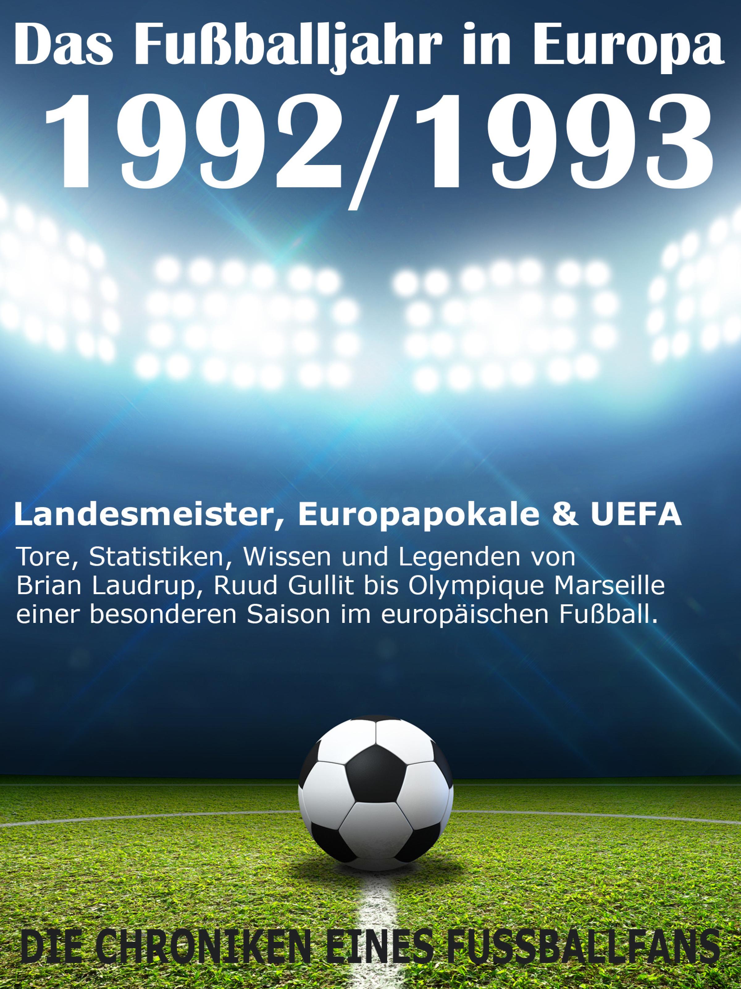 Обложка книги «Das Fußballjahr in Europa 1992 / 1993»