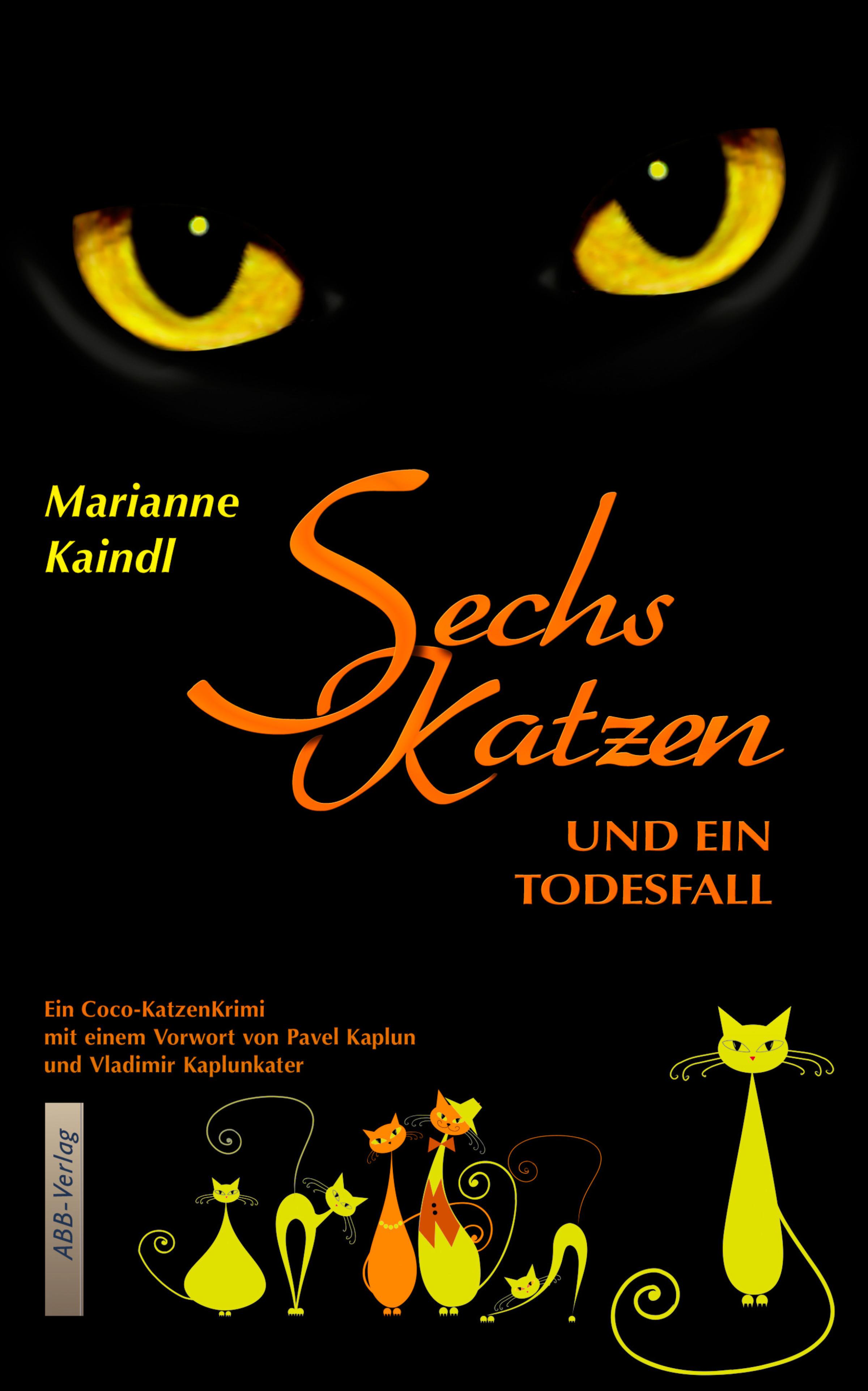 Обложка книги «Sechs Katzen und ein Todesfall»