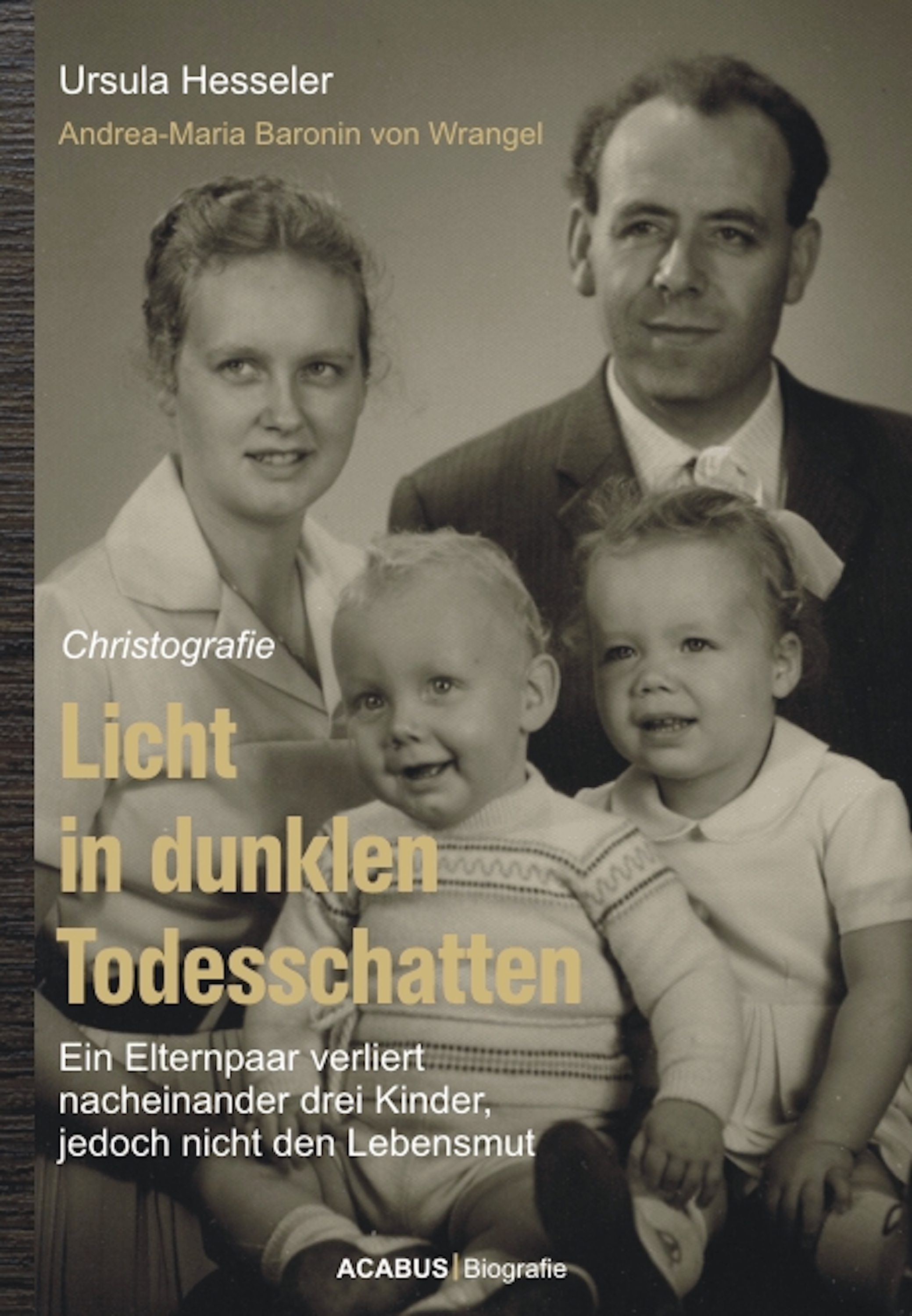 Обложка книги «Licht in dunklen Todesschatten… Ein Elternpaar verliert nacheinander drei Kinder, jedoch nicht den Lebensmut»