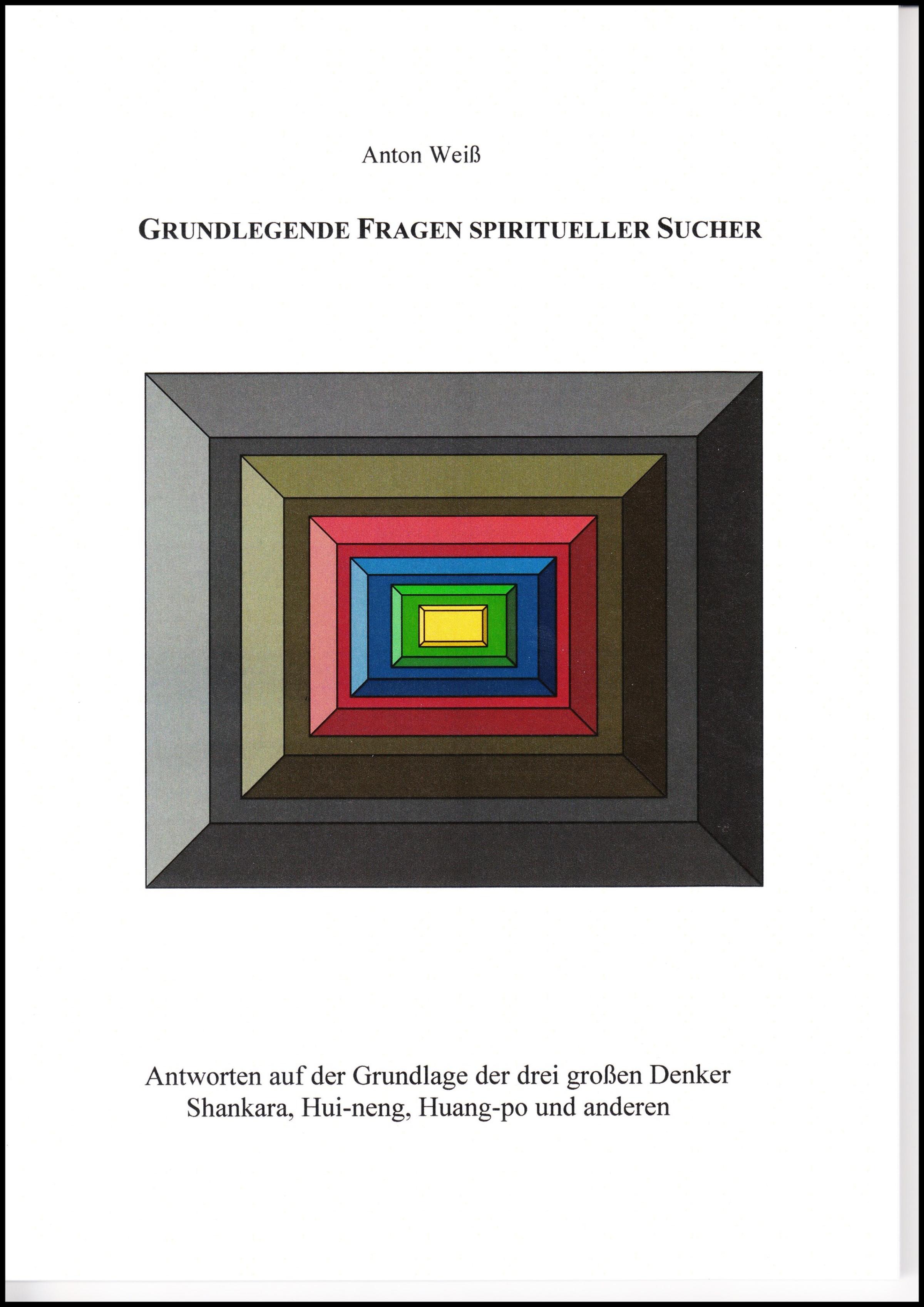 Обложка книги «Grundlegende Fragen spiritueller Sucher»