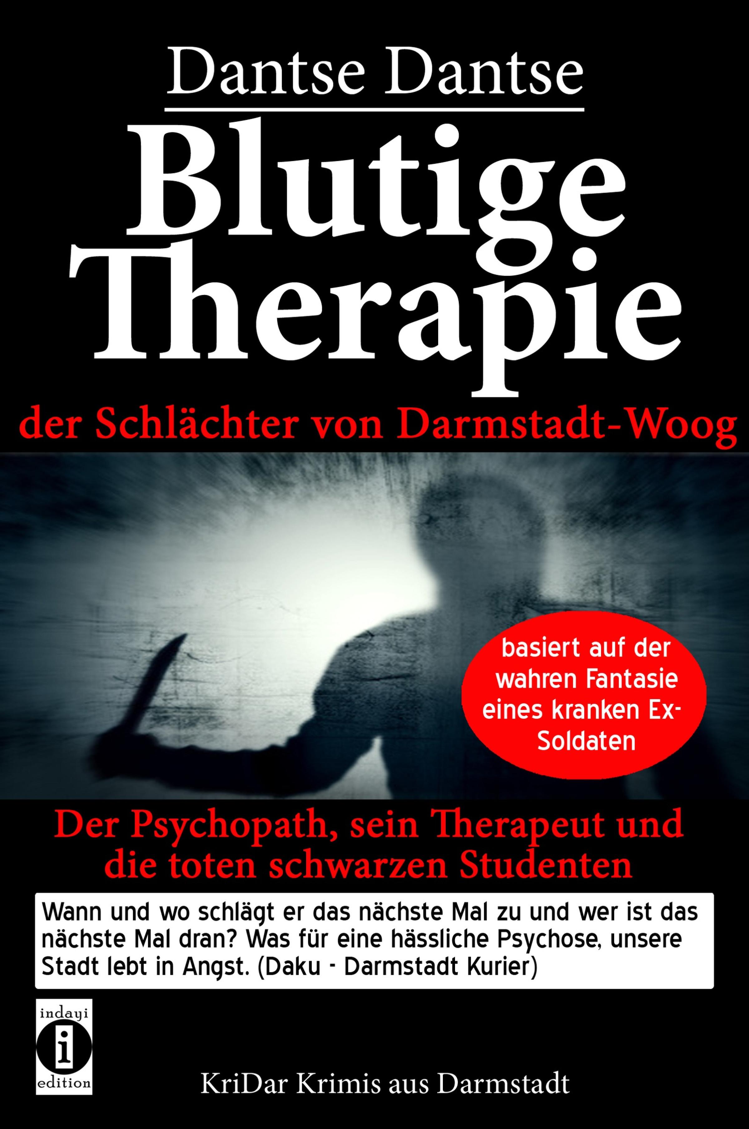 Обложка книги «Blutige Therapie – der Schlächter von Darmstadt-Woog»