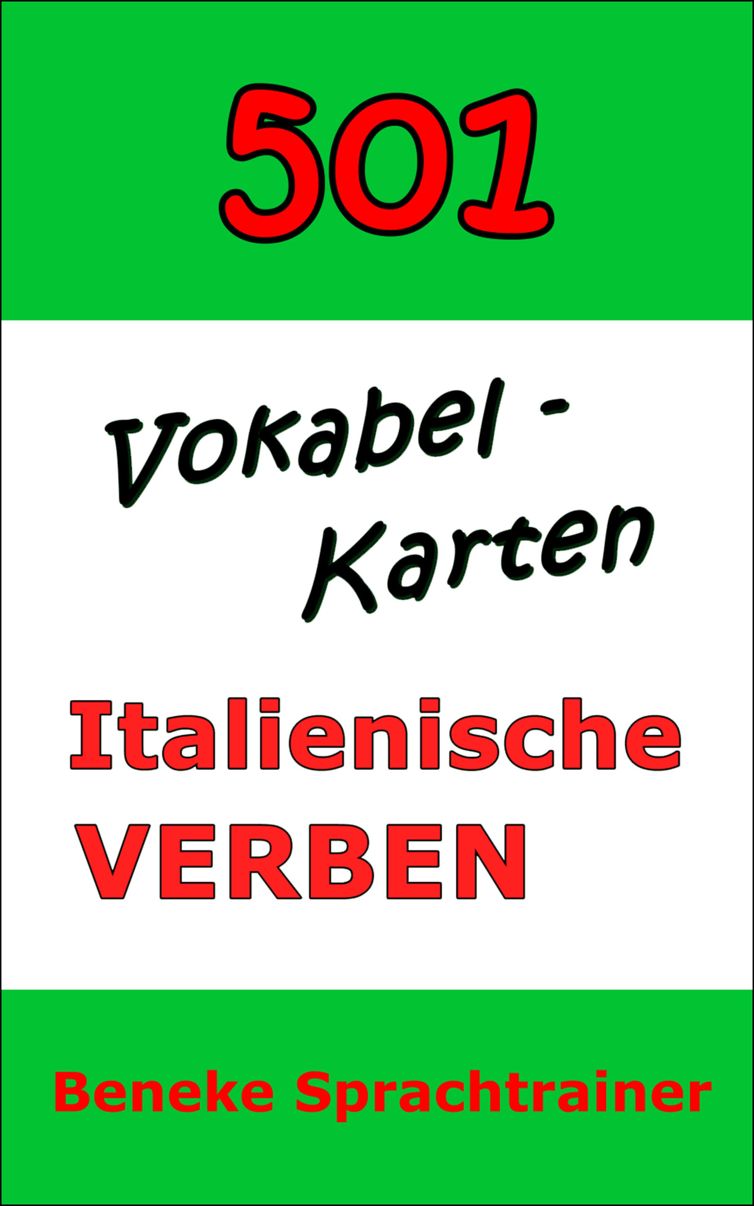 Обложка книги «Vokabel-Karten Italienische Verben»