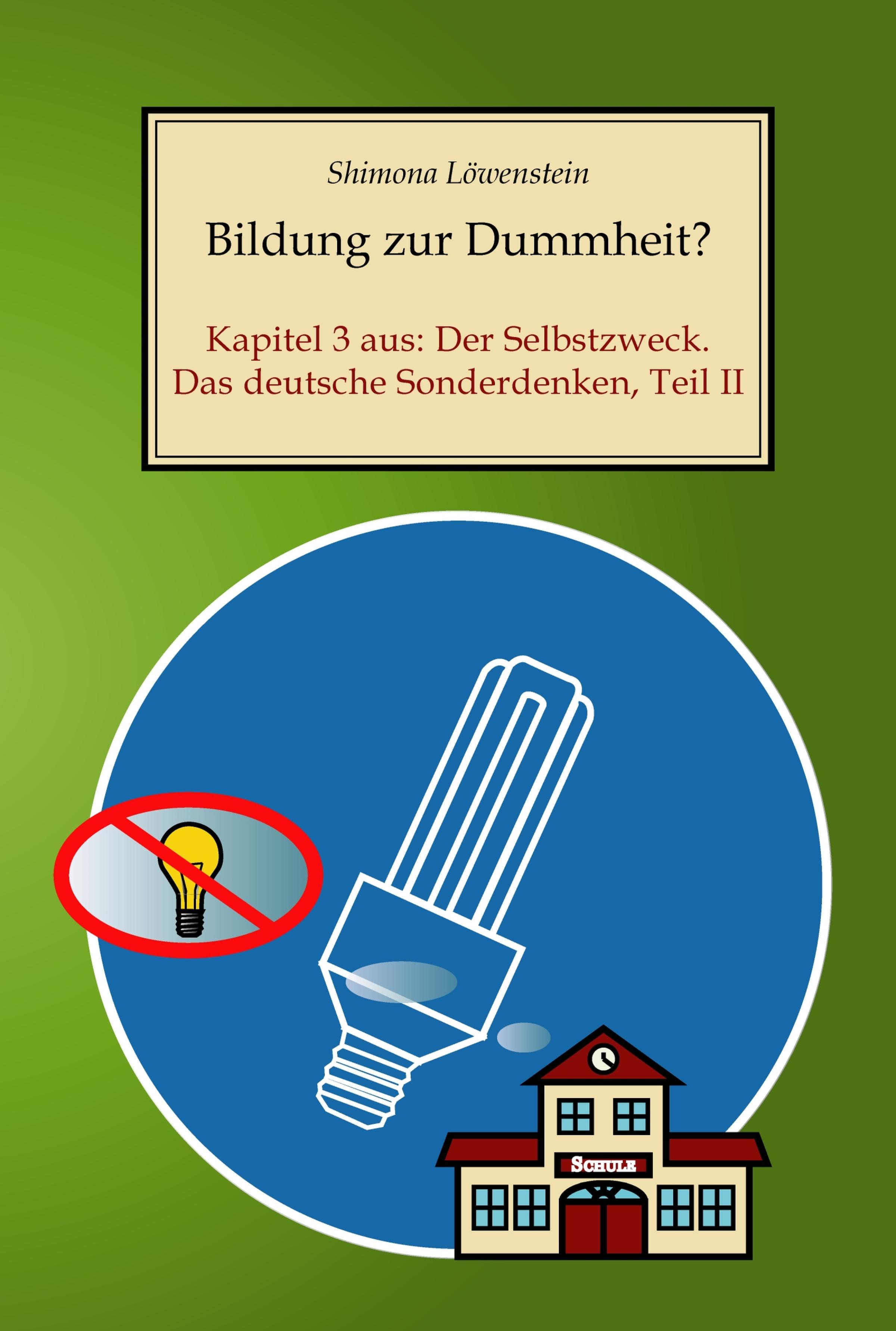 Обложка книги «Bildung zur Dummheit?»