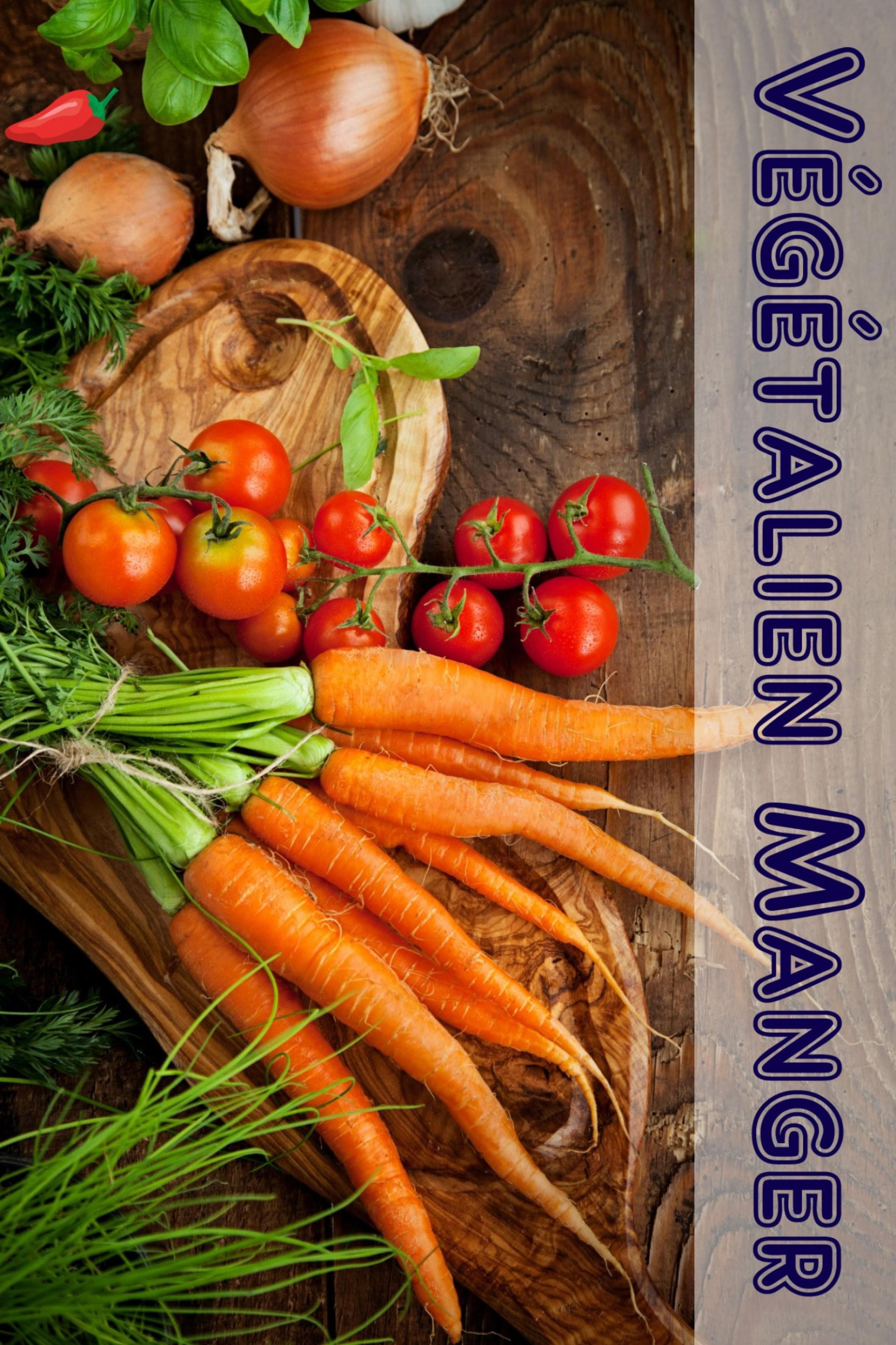 Обложка книги «Végétalien Manger»