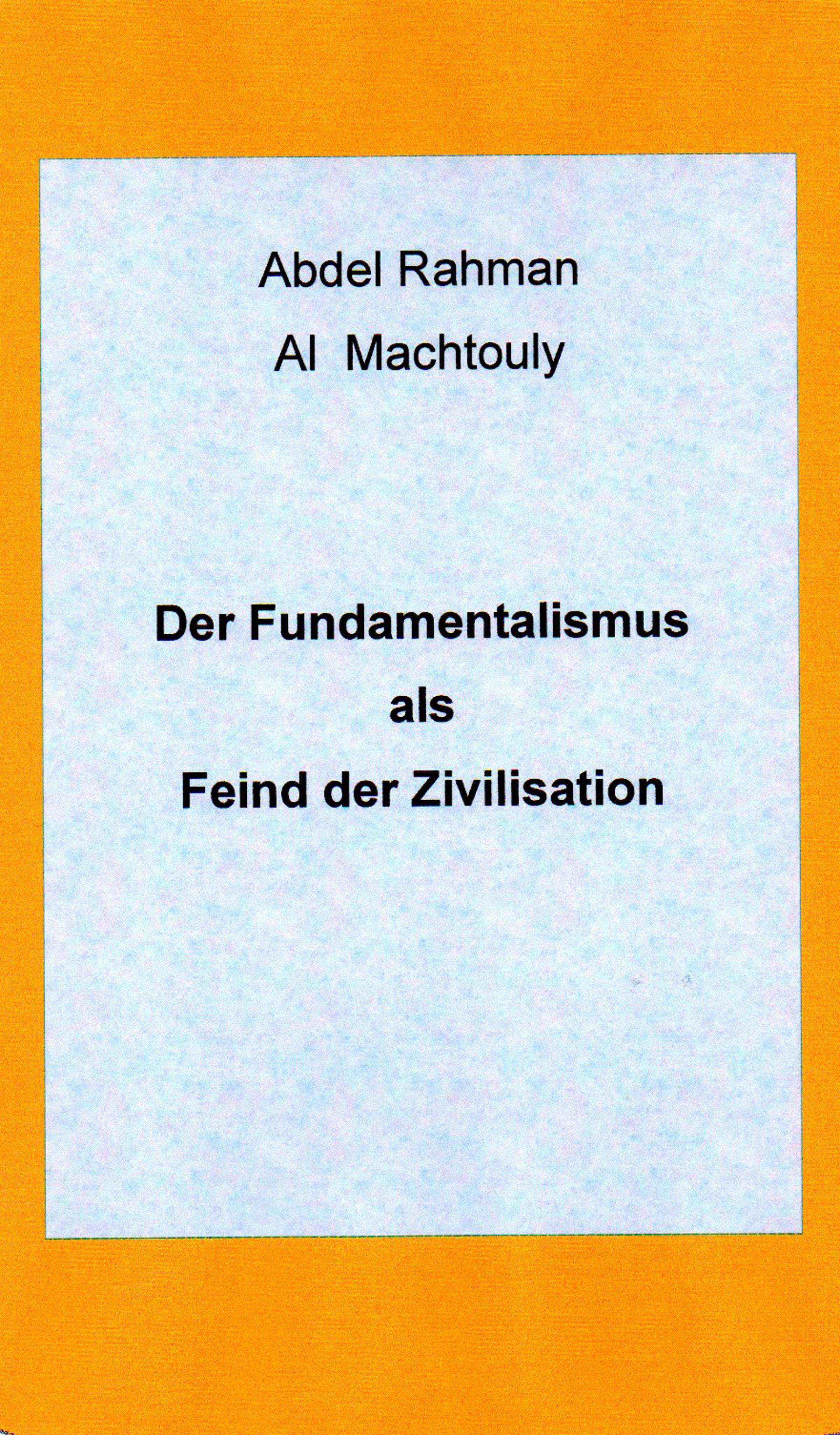 Обложка книги «Der Fundamentalismus»