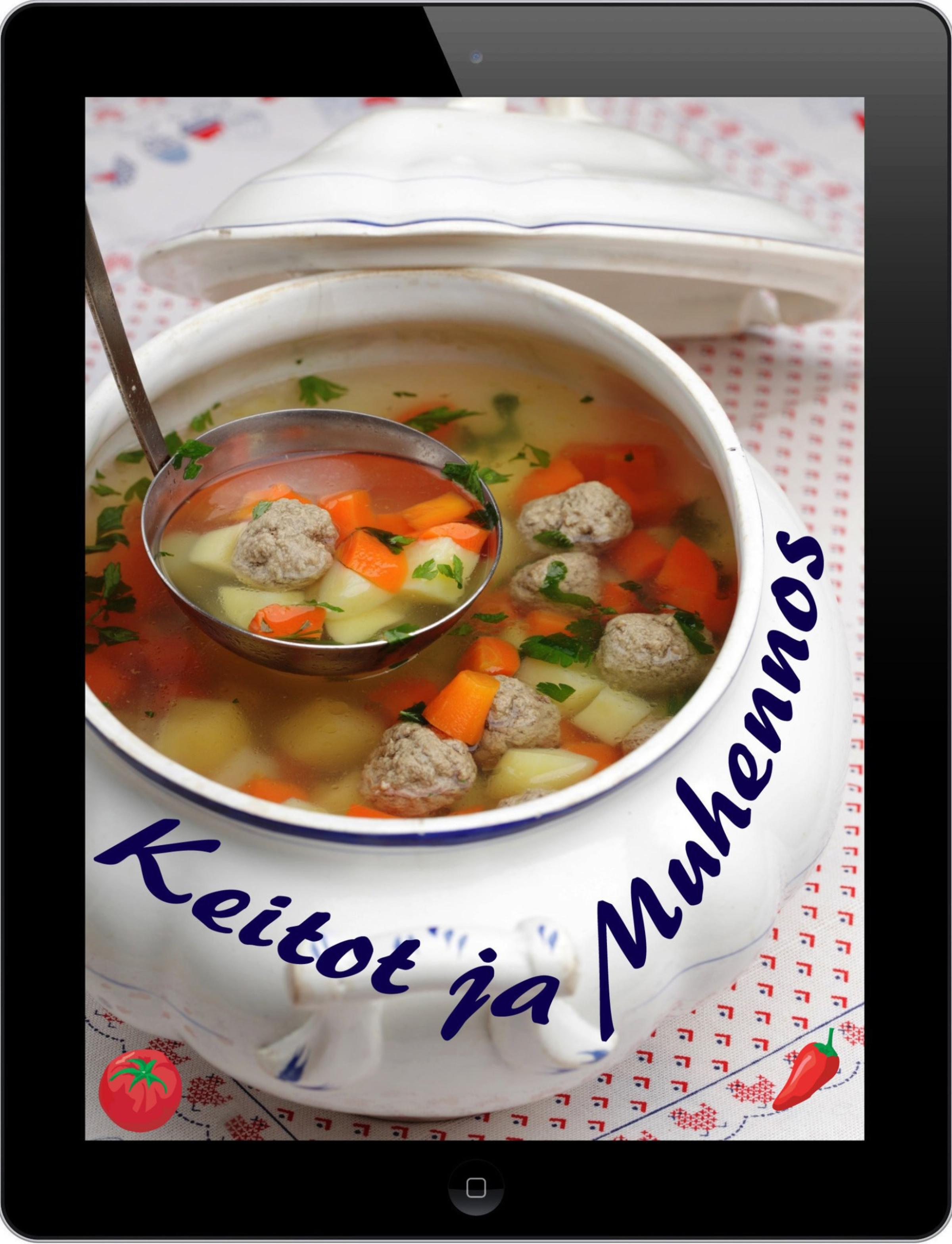 Обложка книги «Keitot ja Muhennos»