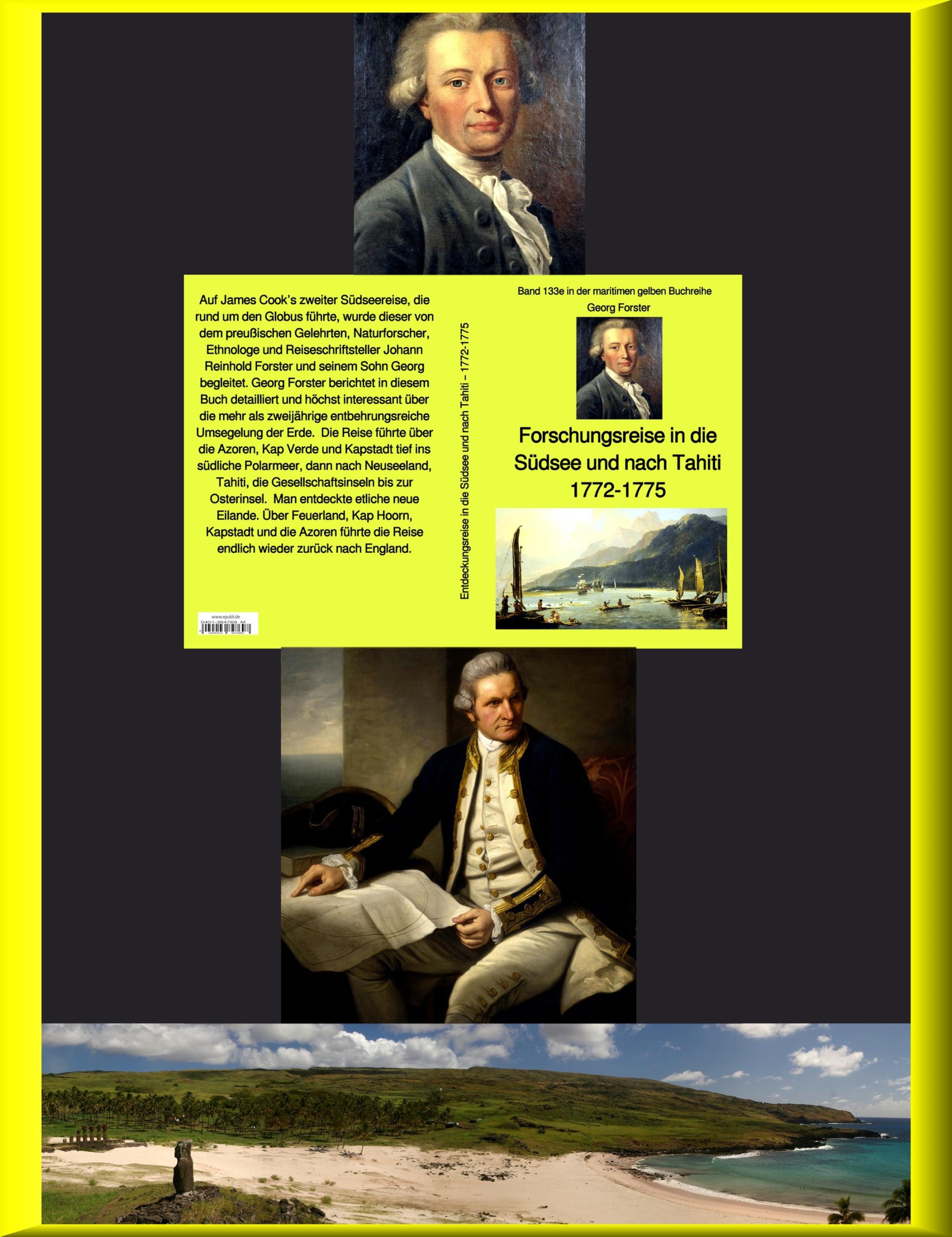 Обложка книги «Entdeckungsreise in die Südsee und nach Tahiti – 1772-1775»
