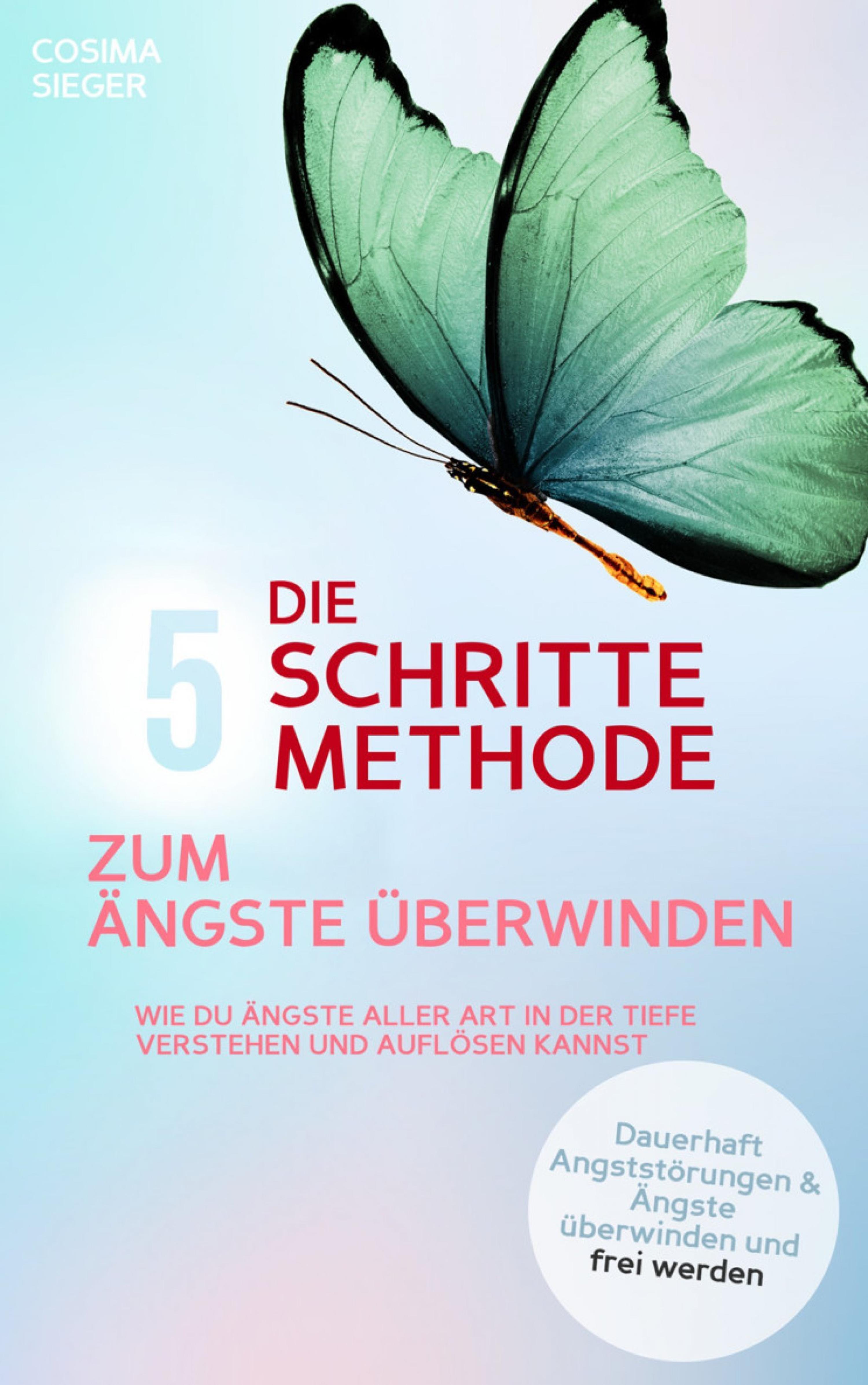 Обложка книги «DIE 5 SCHRITTE METHODE ZUM ÄNGSTE ÜBERWINDEN: Wie Du Ängste aller Art in der Tiefe verstehen und auflösen kannst»