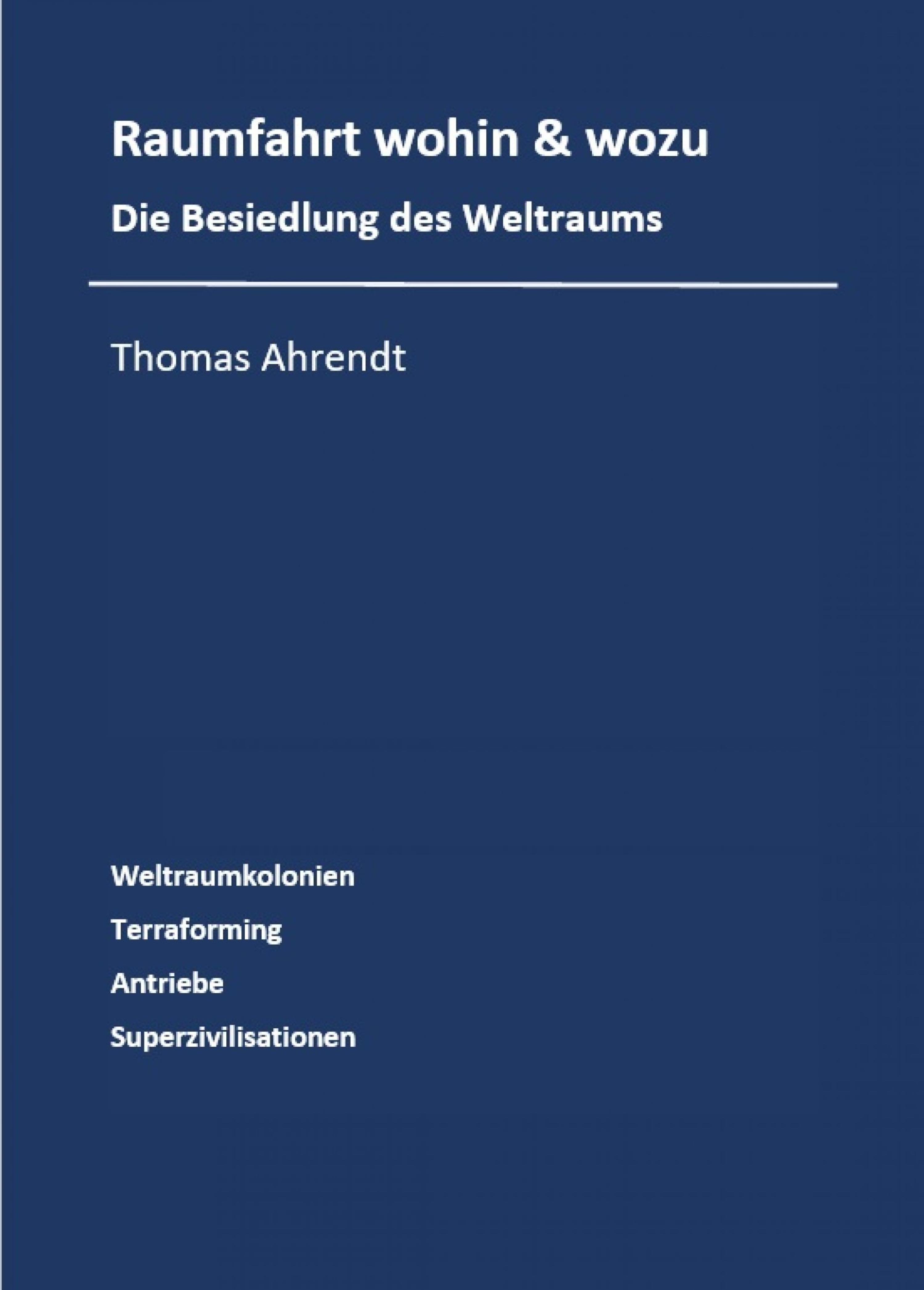 Обложка книги «Raumfahrt - wohin und wozu»