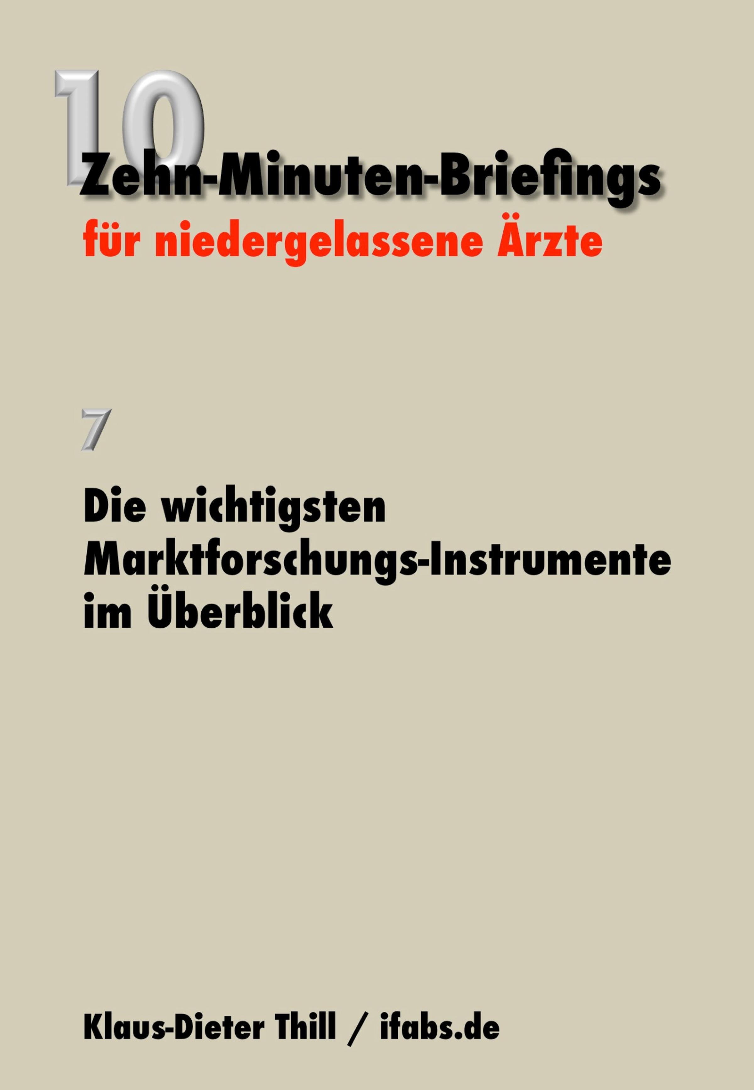 Обложка книги «Die wichtigsten Marktforschungs-Instrumente im Überblick»