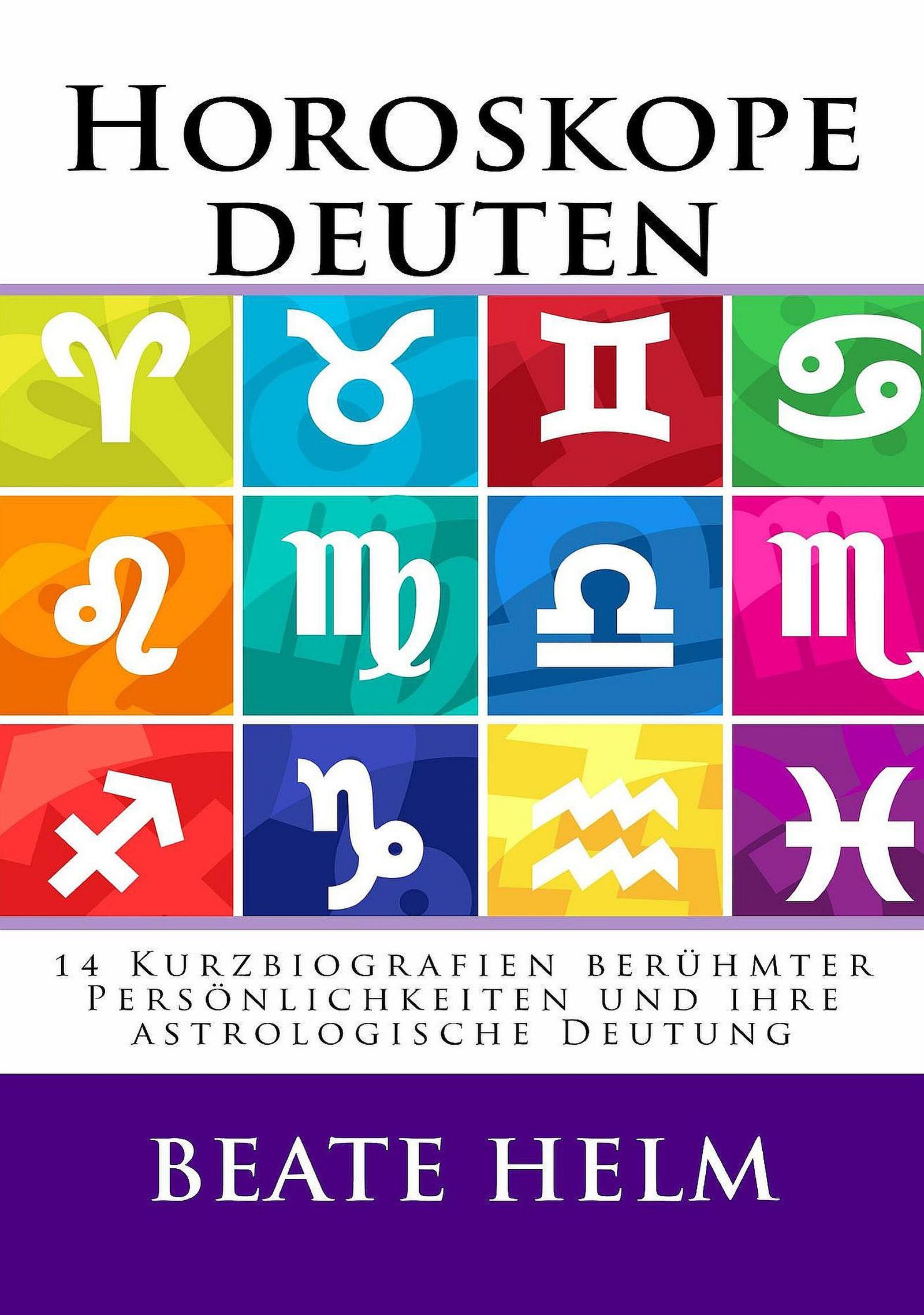 Обложка книги «Horoskope deuten»