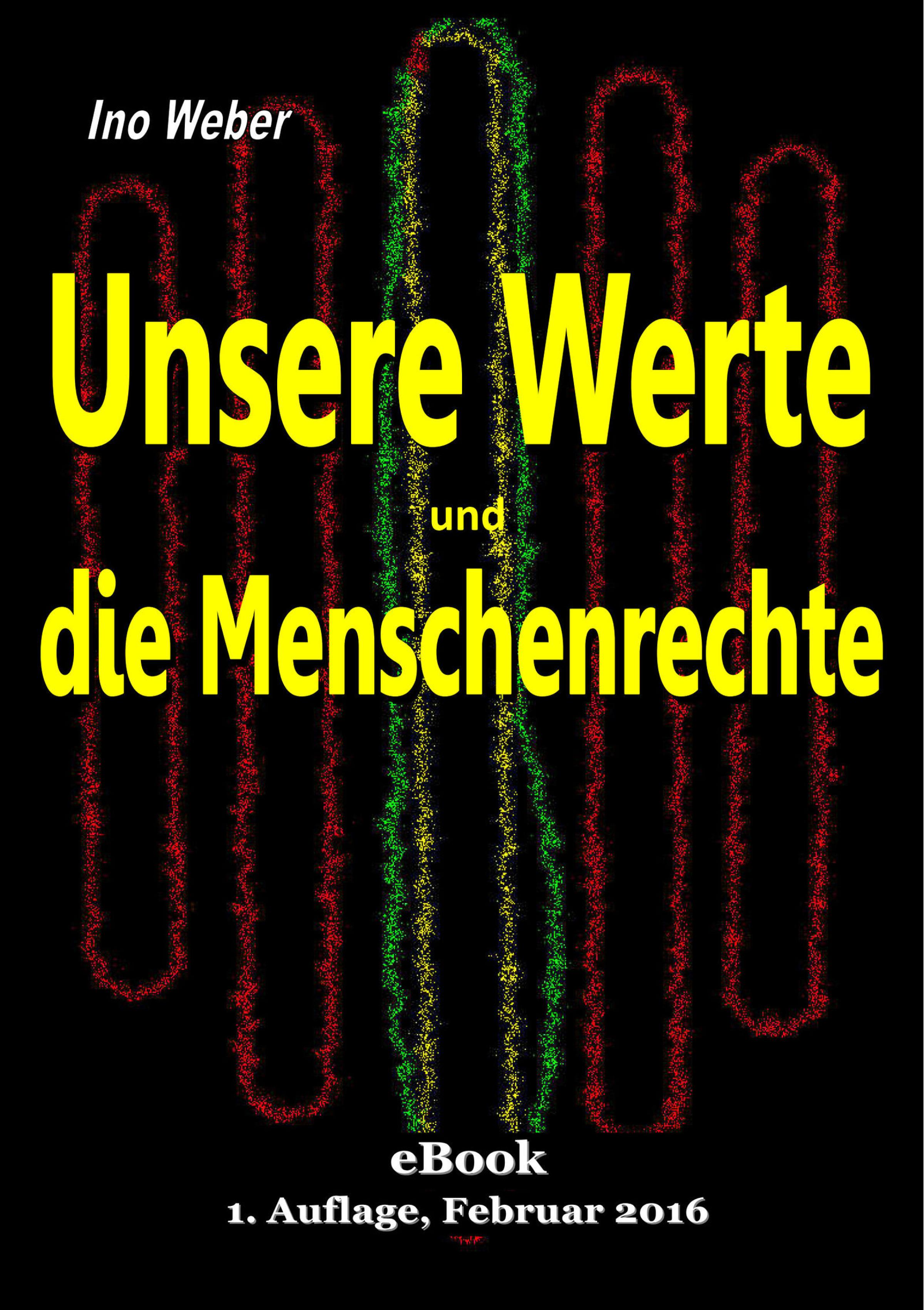 Обложка книги «Unsere Werte und die Menschenrechte»