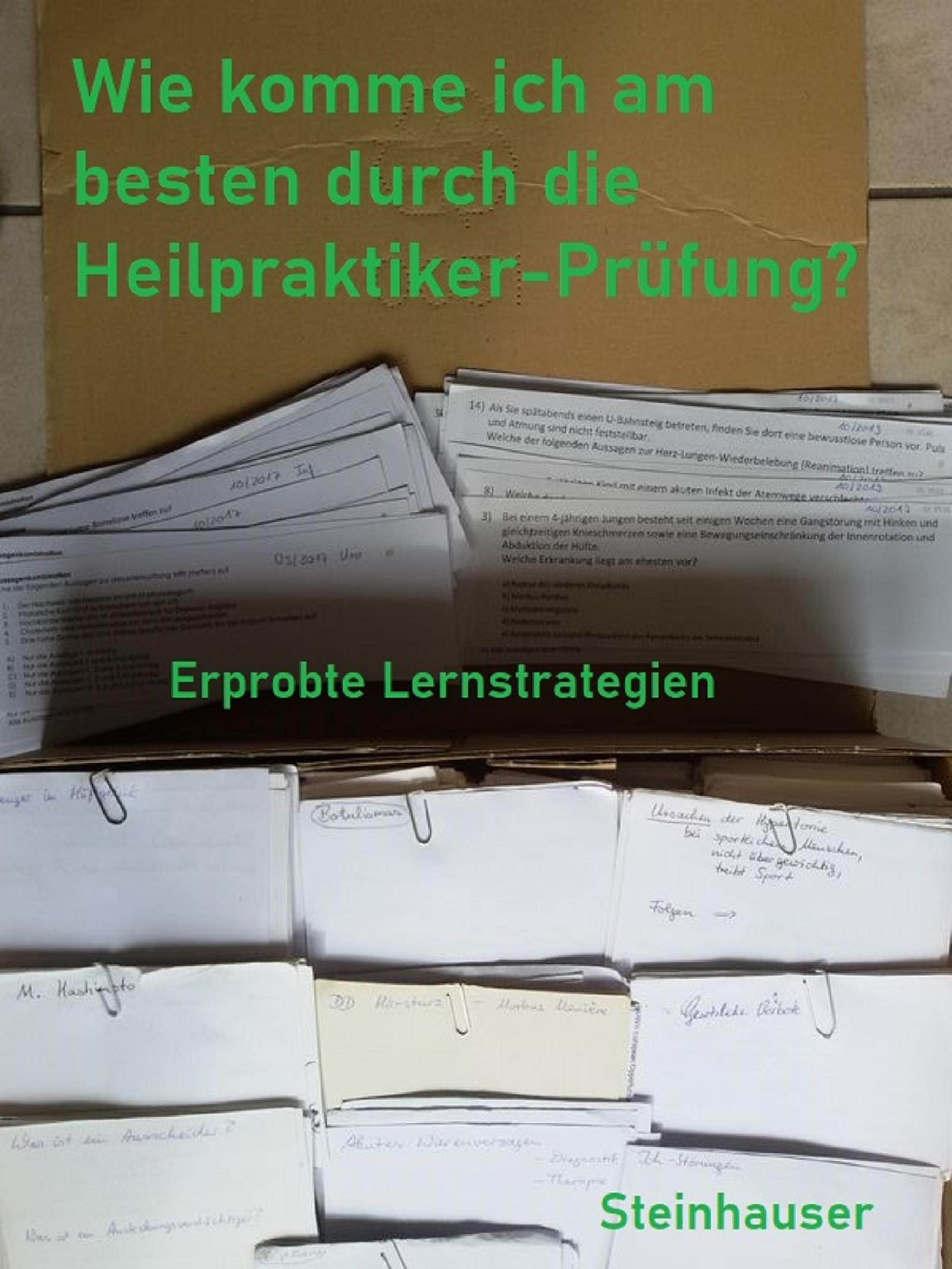 Обложка книги «Wie komme ich am besten durch die Heilpraktiker-Prüfung?»