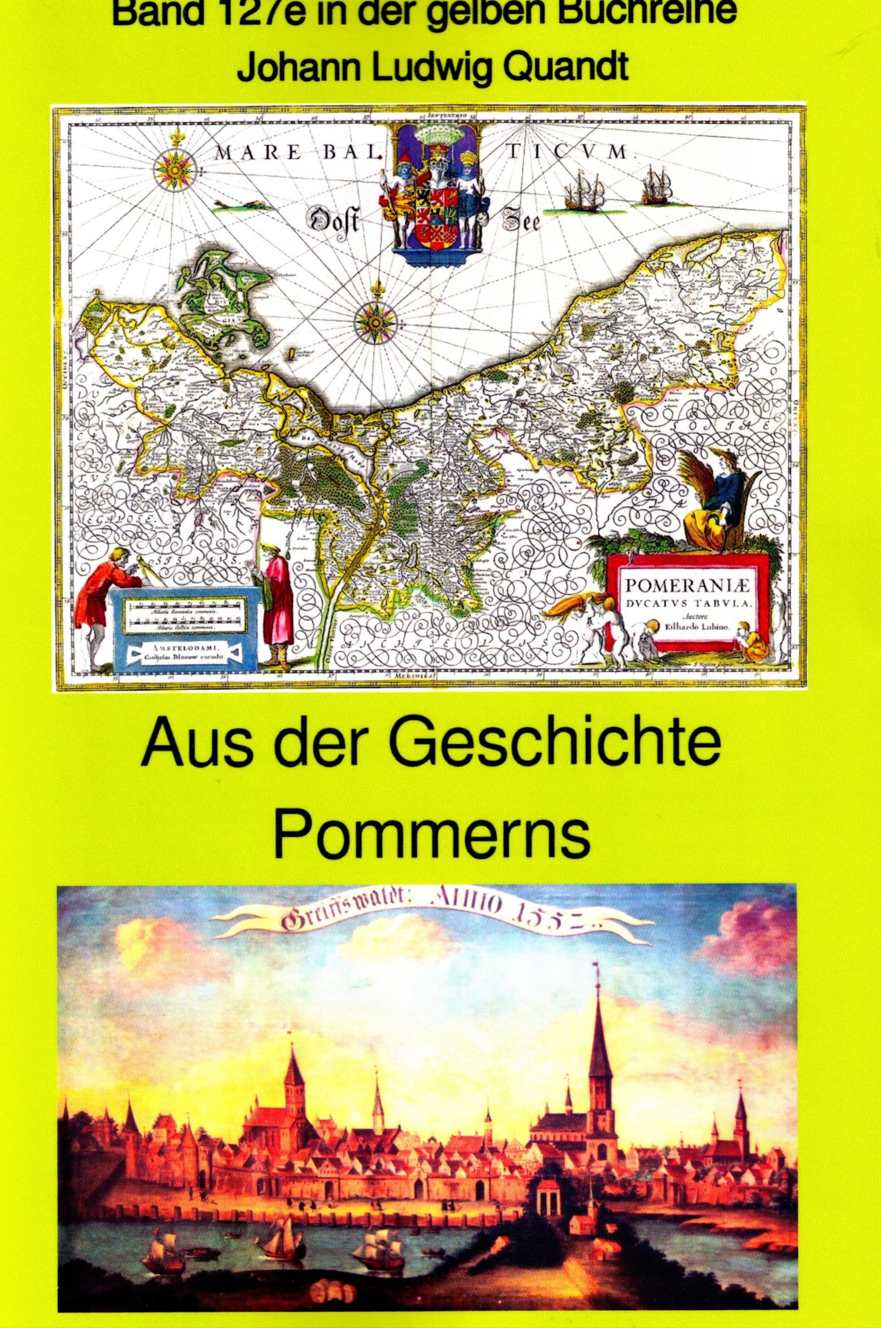 Обложка книги «Aus der frühen Geschichte Pommerns - die Pomoranen, Liutizen und Obodriten - der 30kährige Krieg - Stralsund 1678»