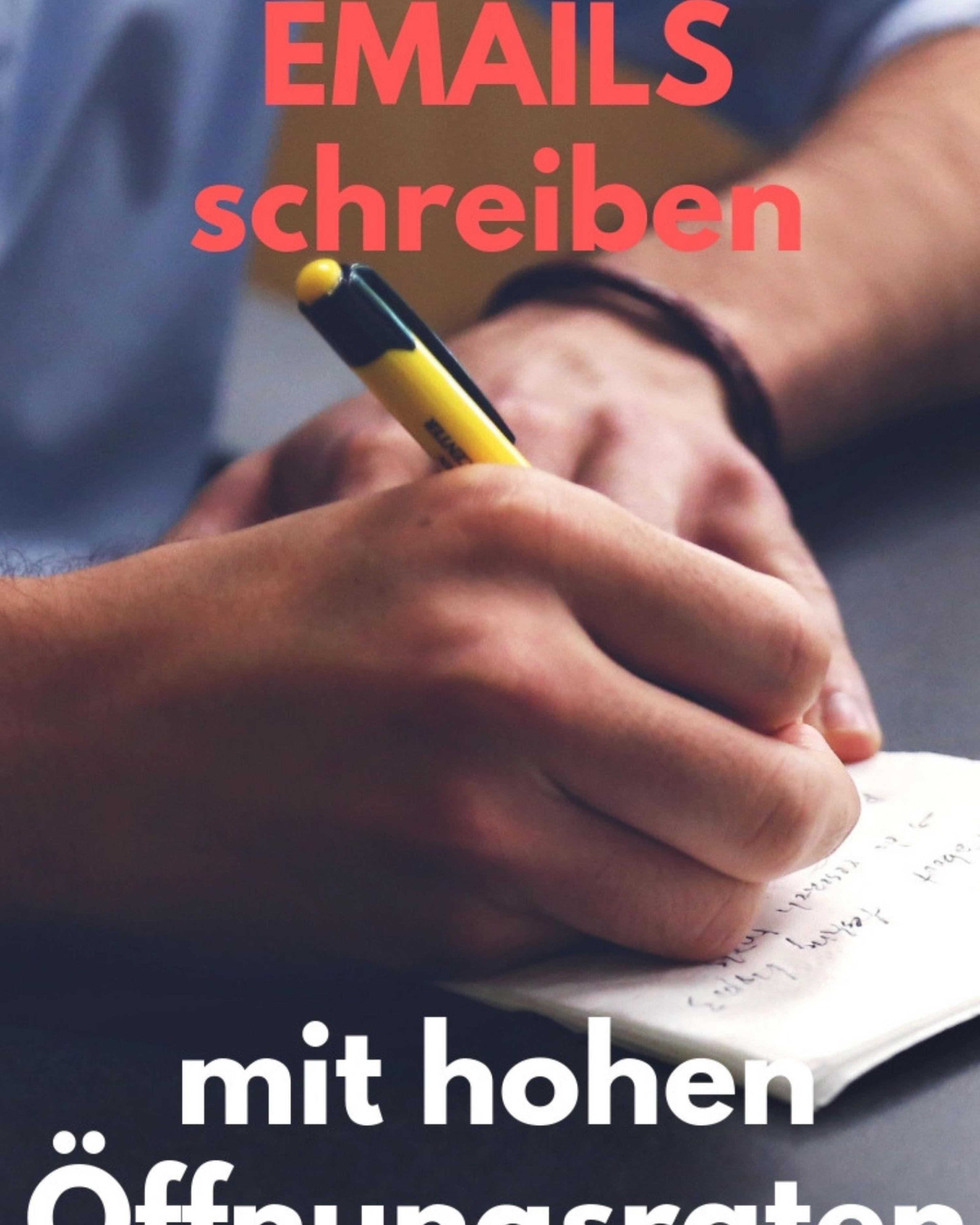 Обложка книги «Emails schreiben mit hohen Öffnungsraten»