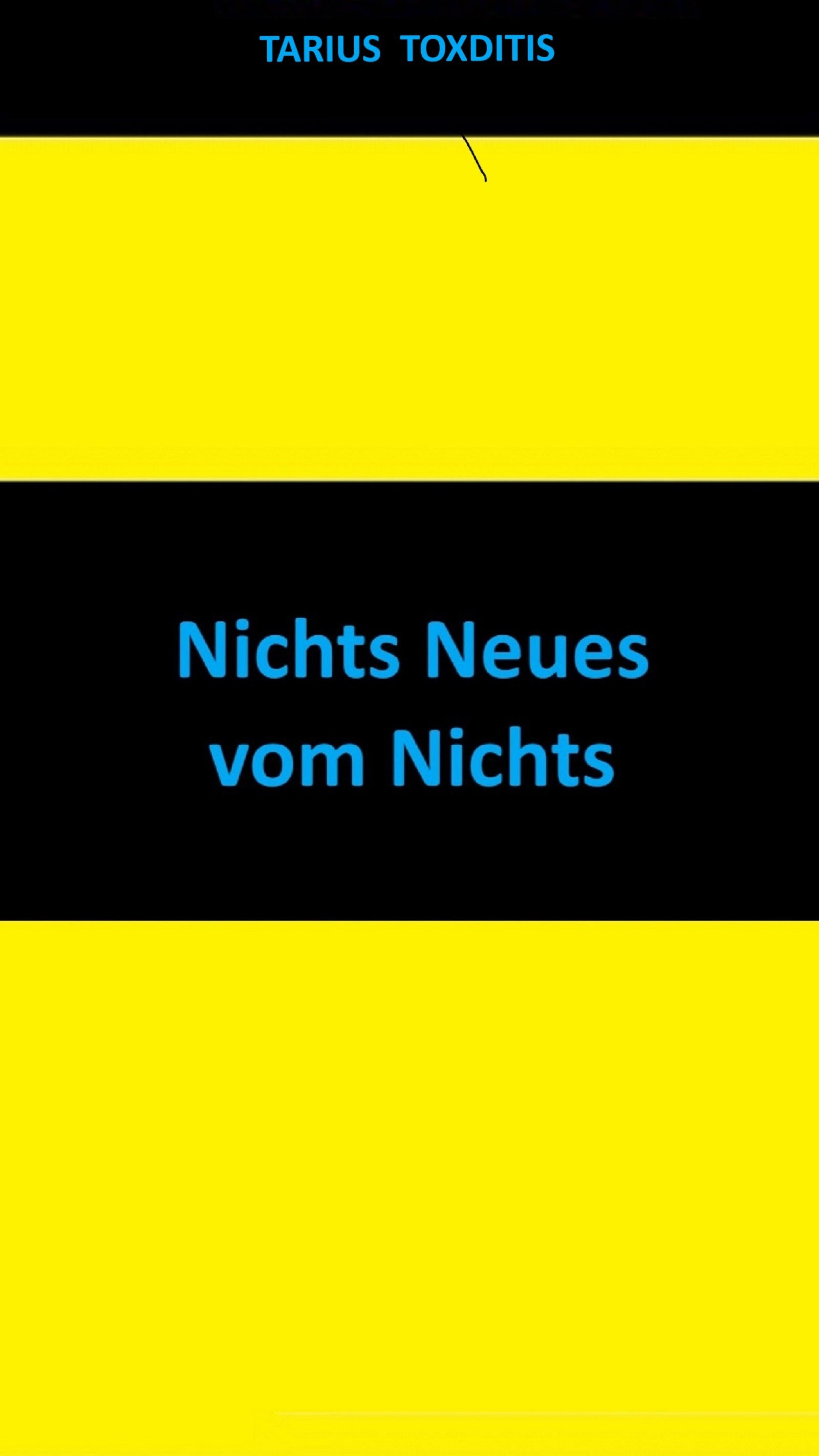 Обложка книги «Nichts Neues vom Nichts»