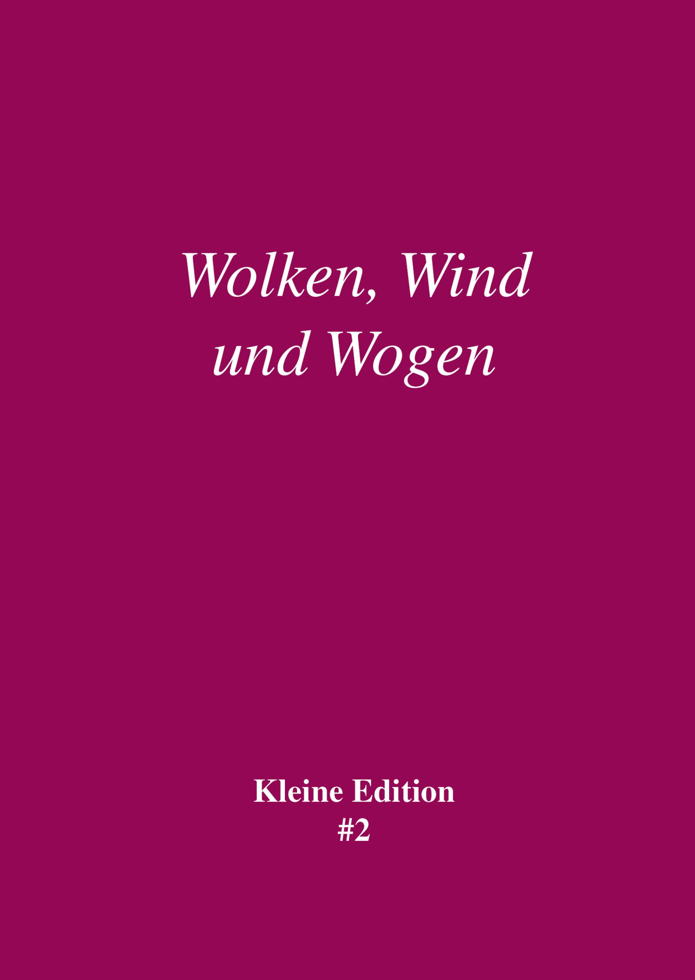 Обложка книги «Wolken, Wind und Wogen»