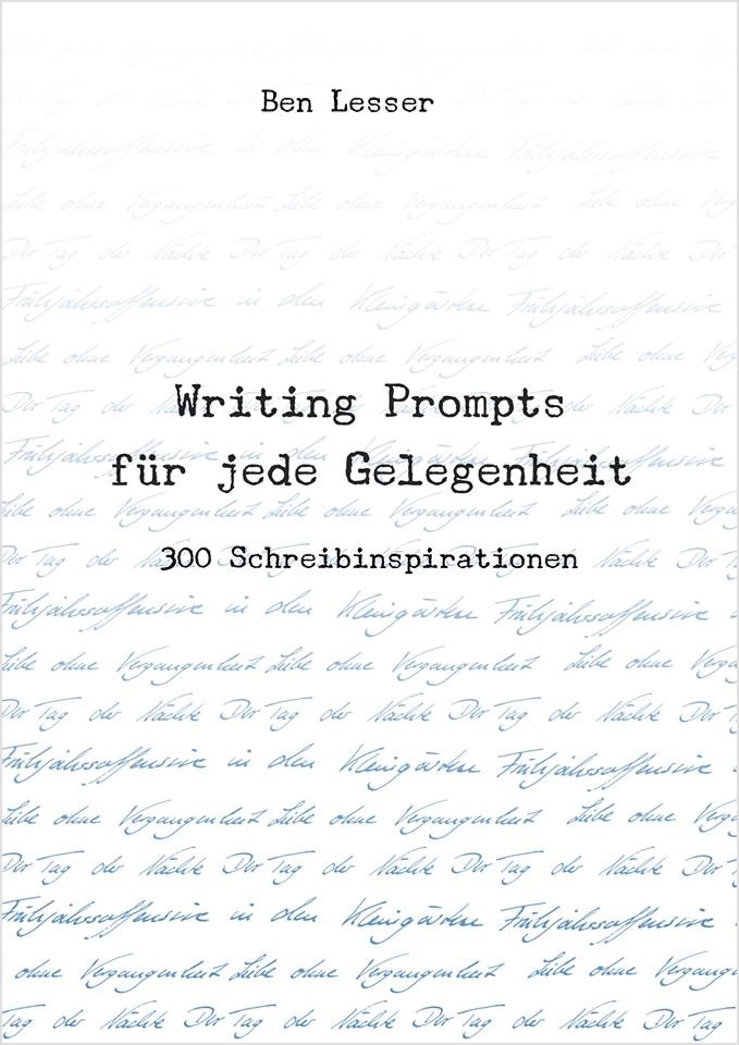 Обложка книги «Writing Prompts für jede Gelegenheit»