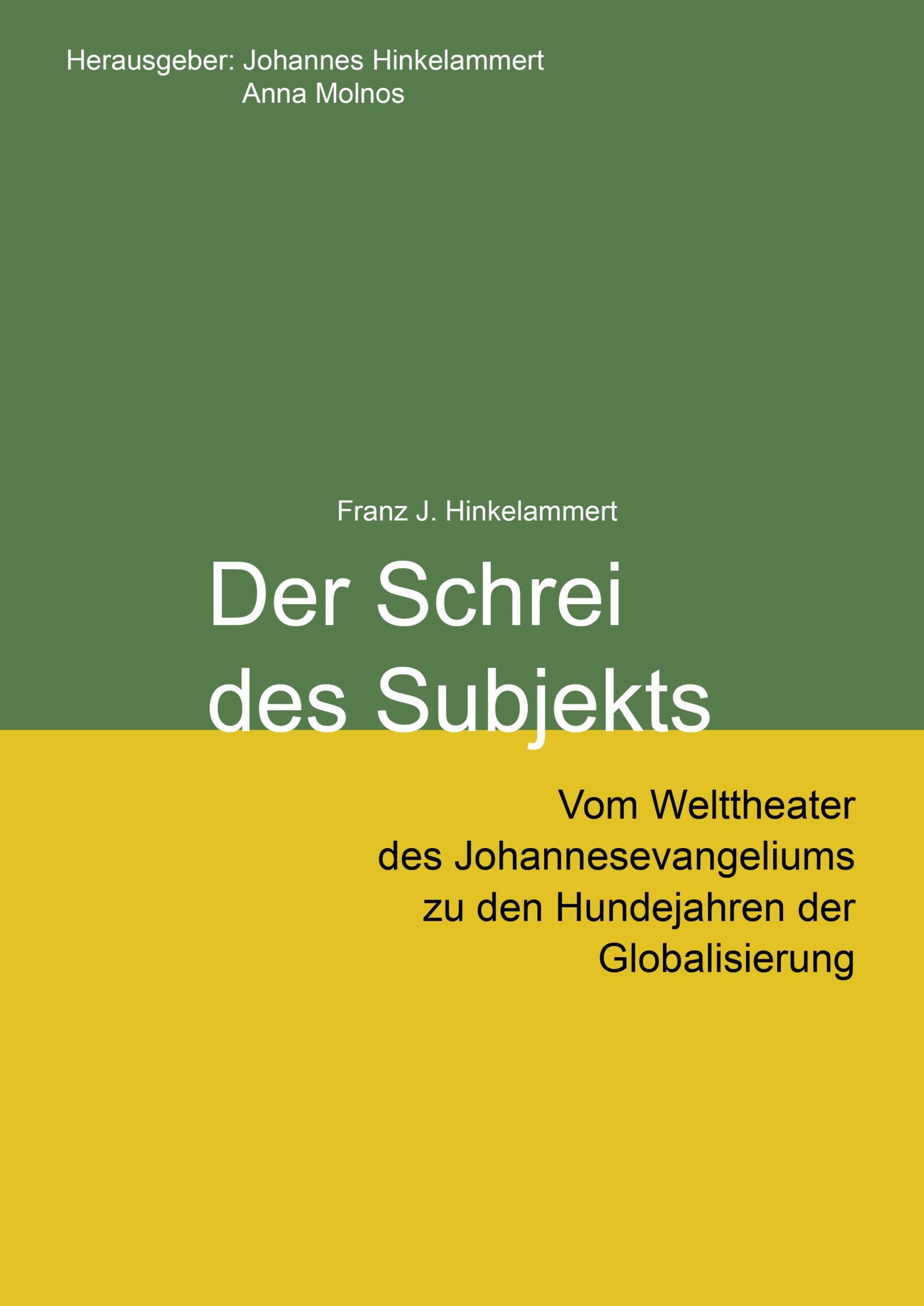 Обложка книги «Der Schrei des Subjekts»