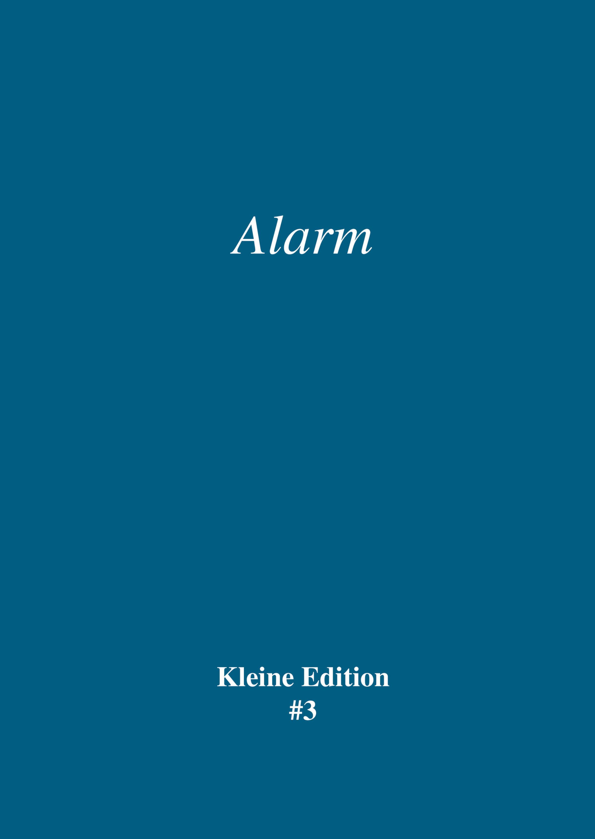 Обложка книги «Alarm»