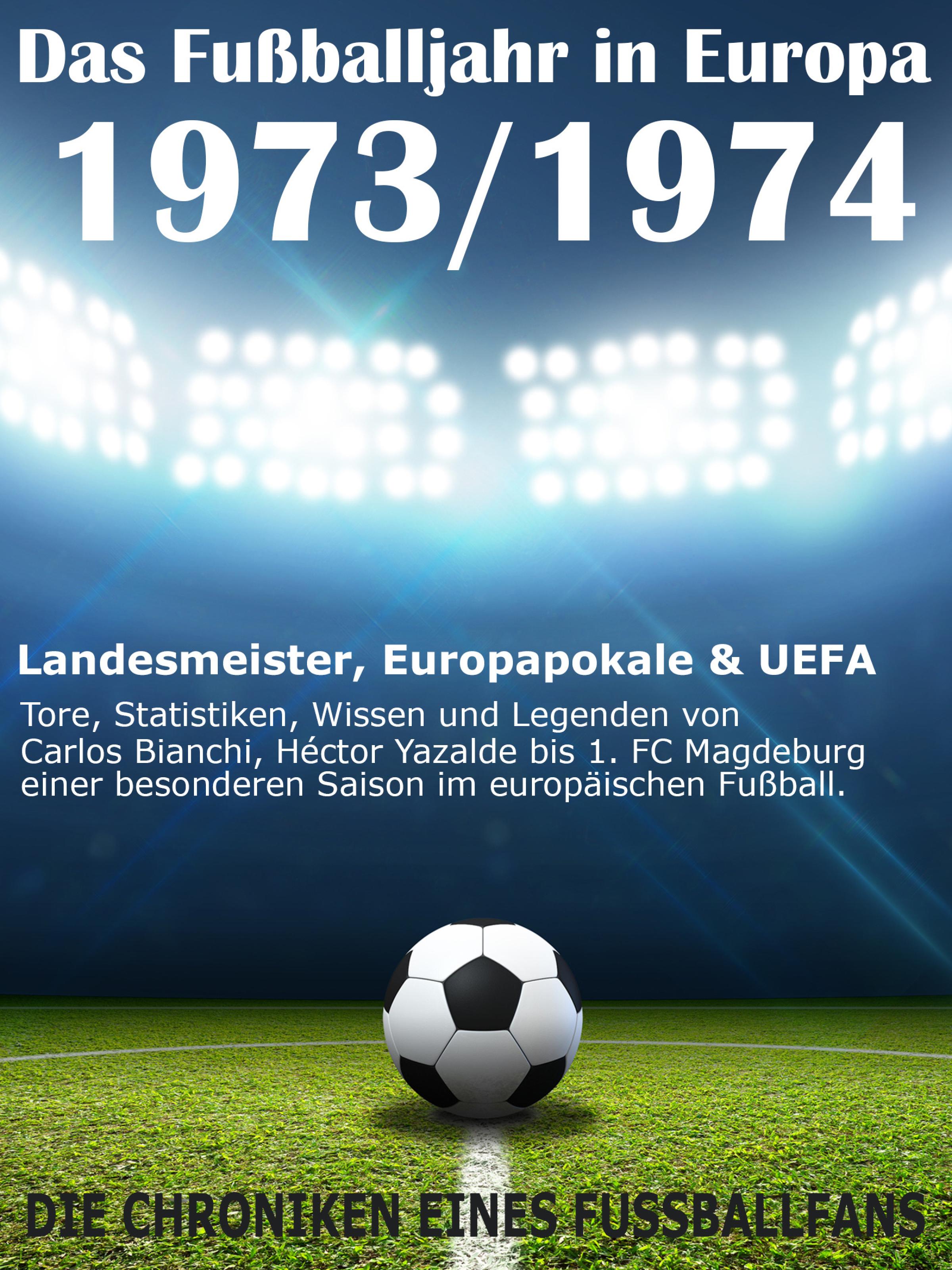 Обложка книги «Das Fußballjahr in Europa 1973 / 1974»