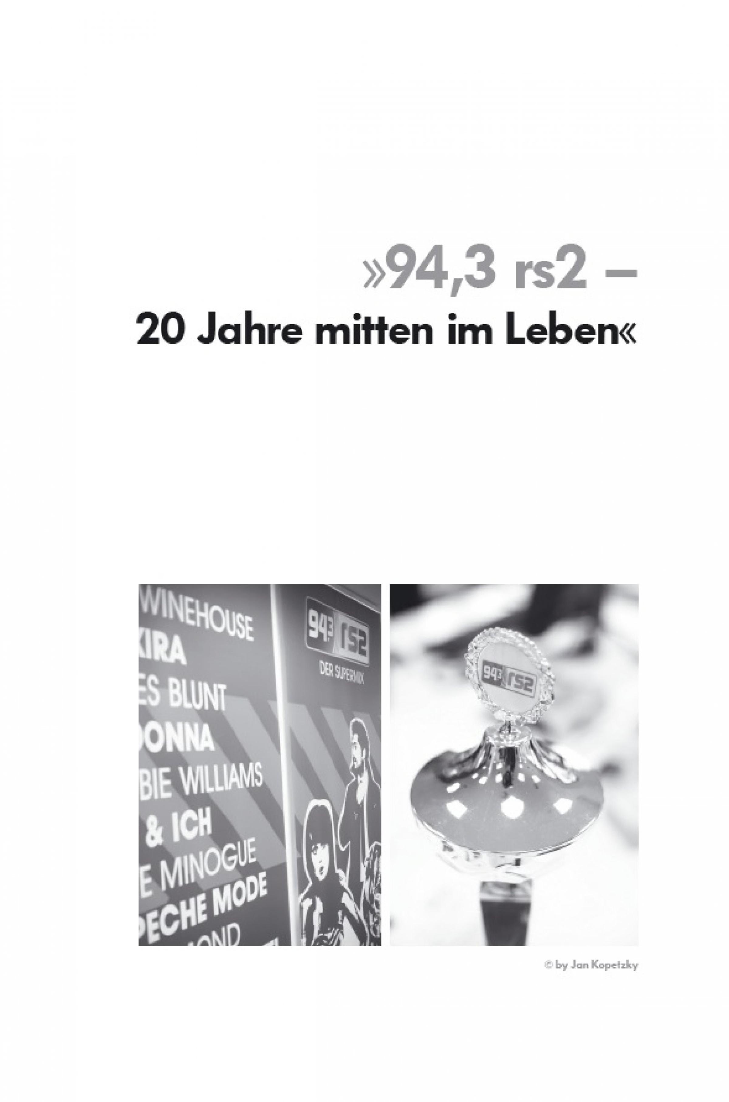 Обложка книги «94,3 rs2 – 20 Jahre mitten im Leben»