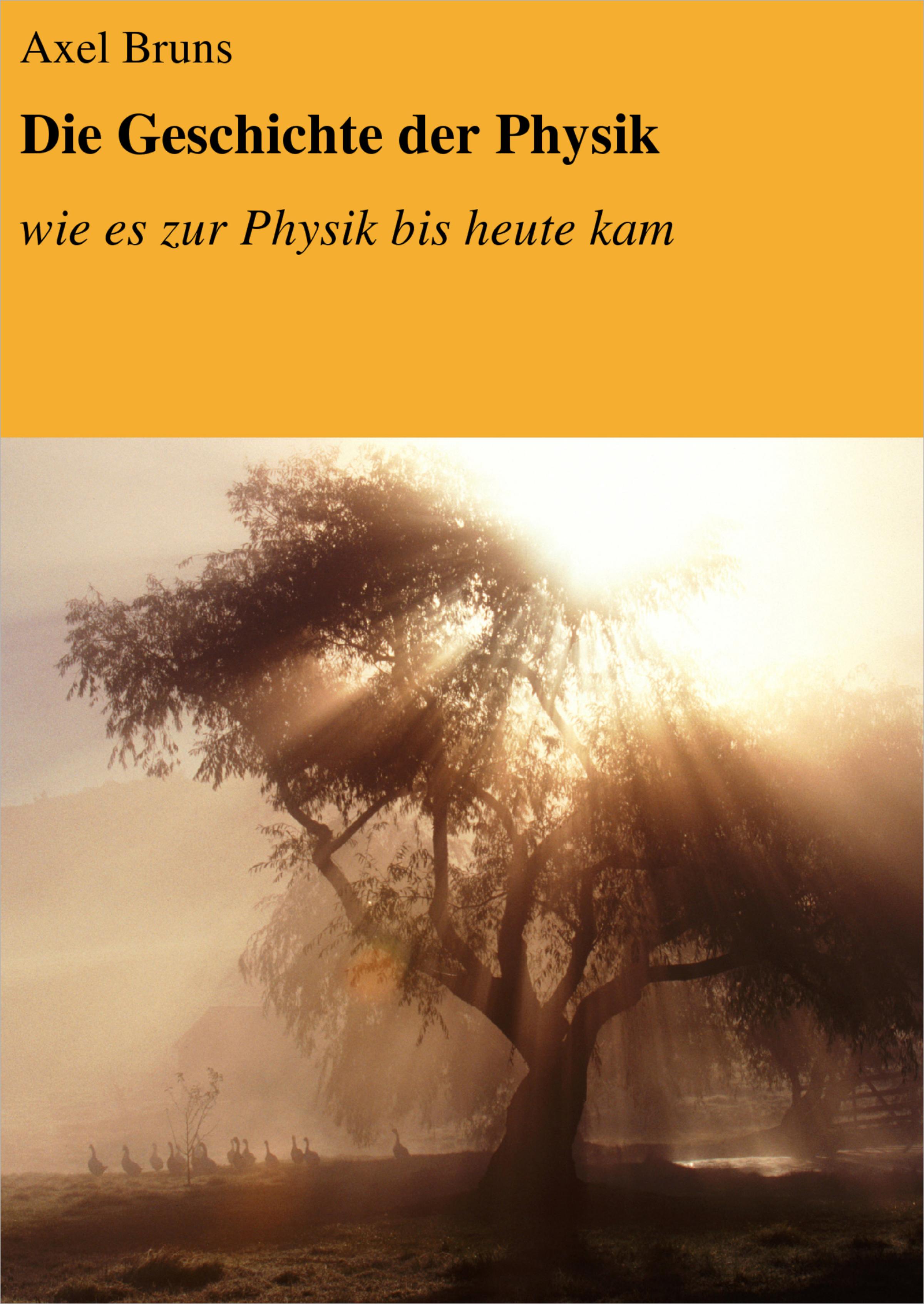 Обложка книги «Die Geschichte der Physik»