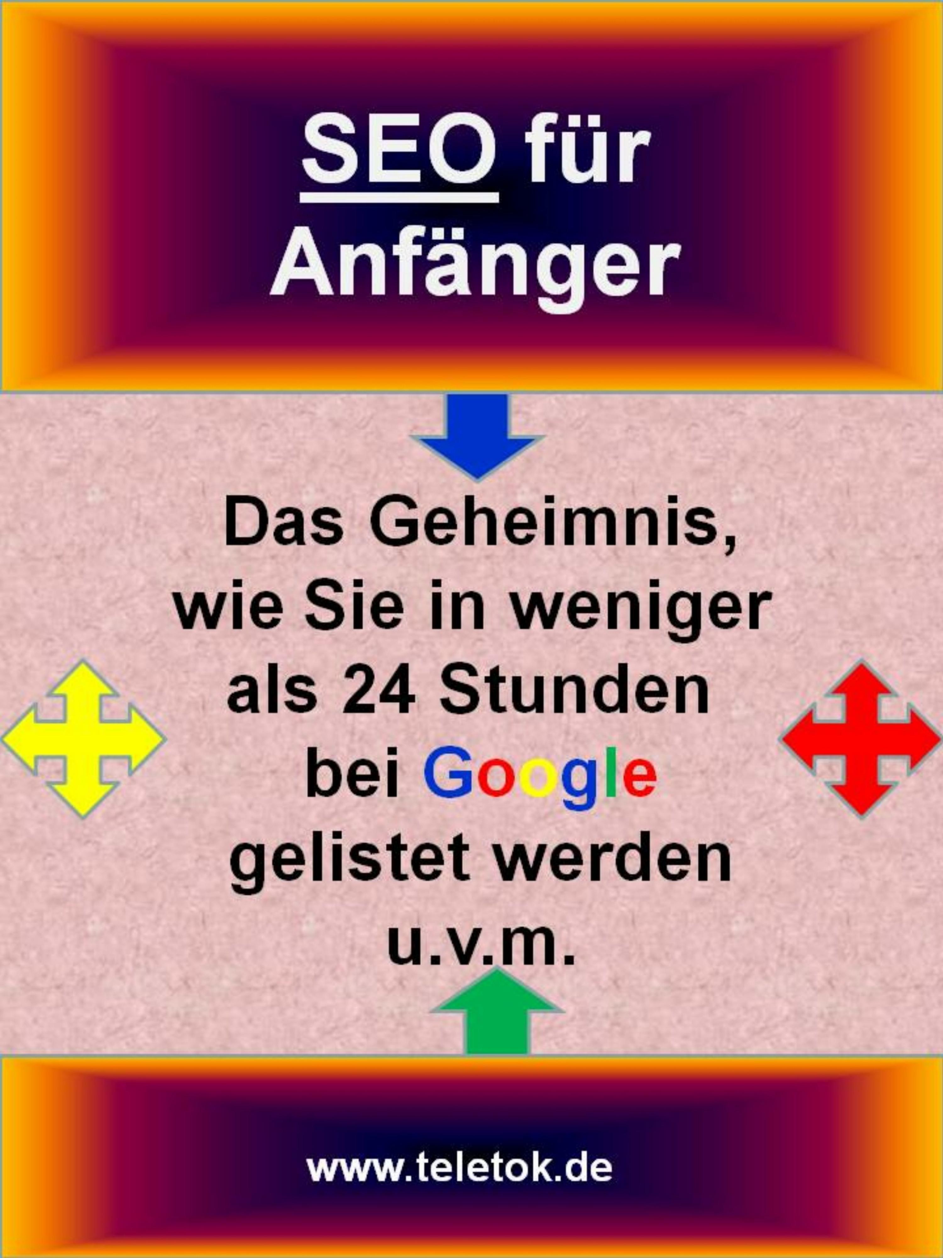 Обложка книги «Seo für Anfänger»