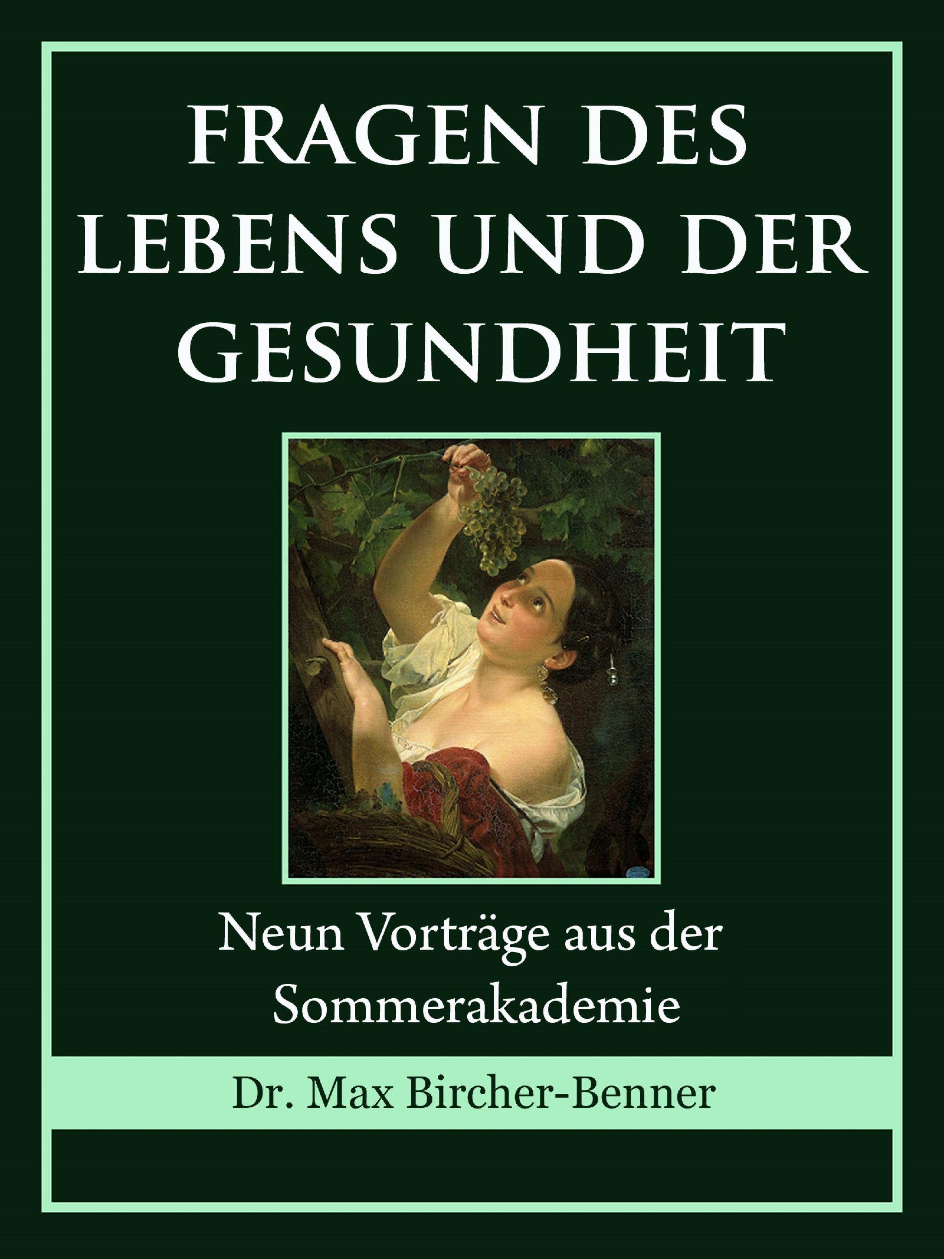 Обложка книги «Fragen des Lebens und der Gesundheit»