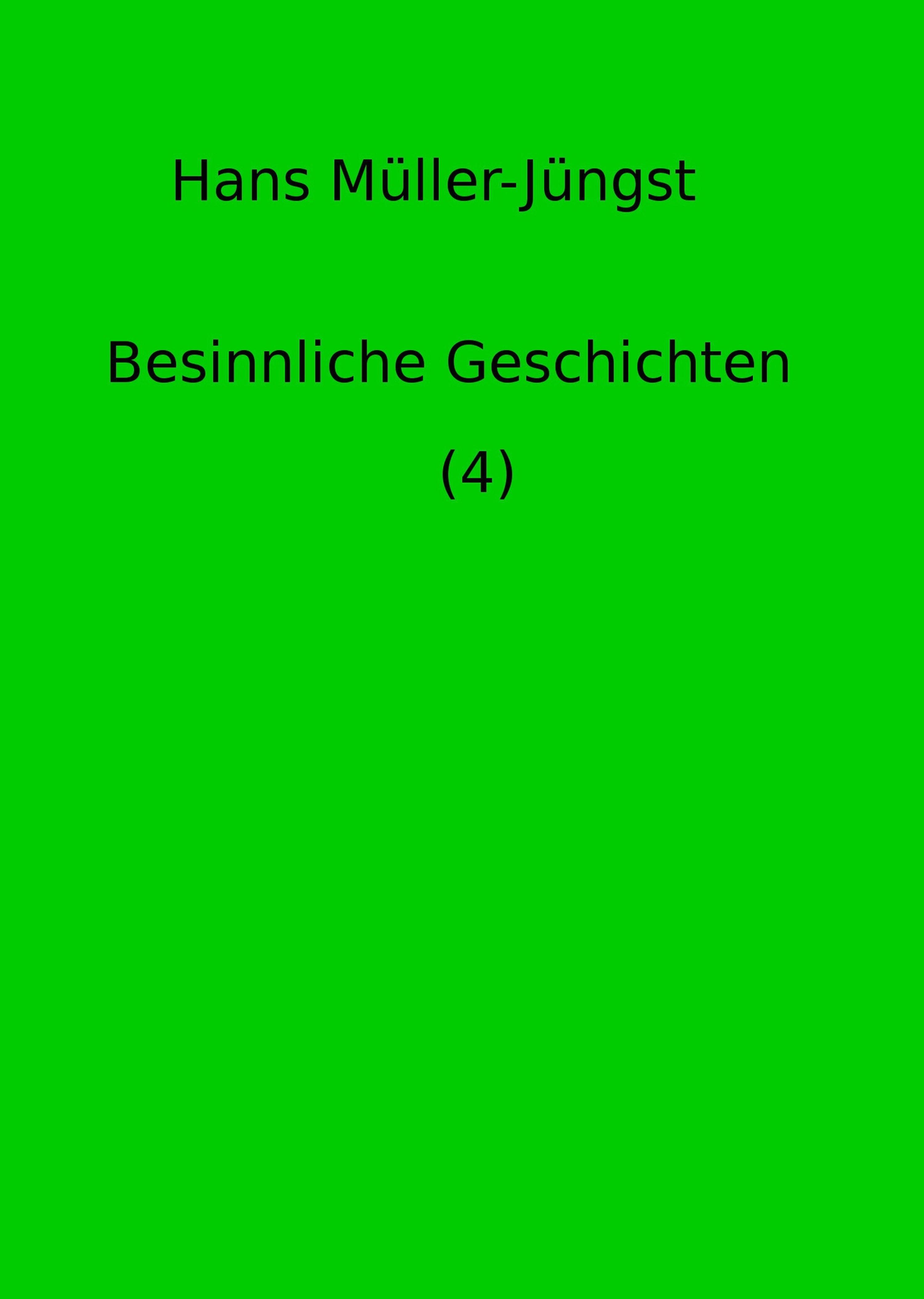 Обложка книги «Besinnliche Geschichten (4)»