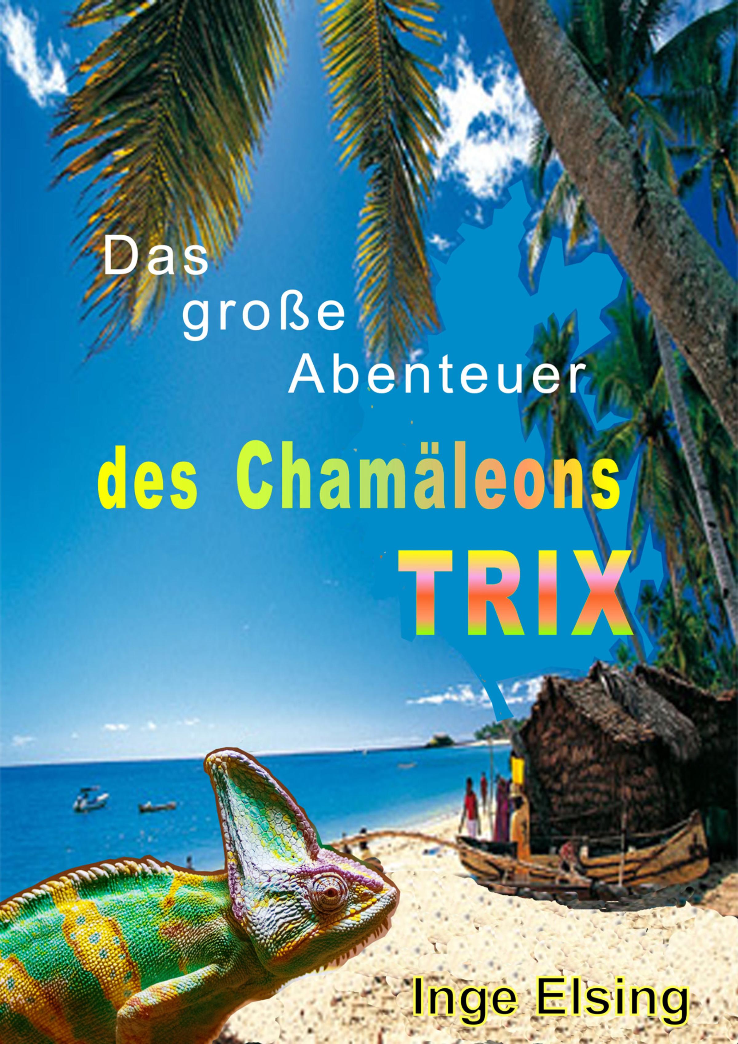 Обложка книги «Das große Abenteuer des Chamäleons TRIX»
