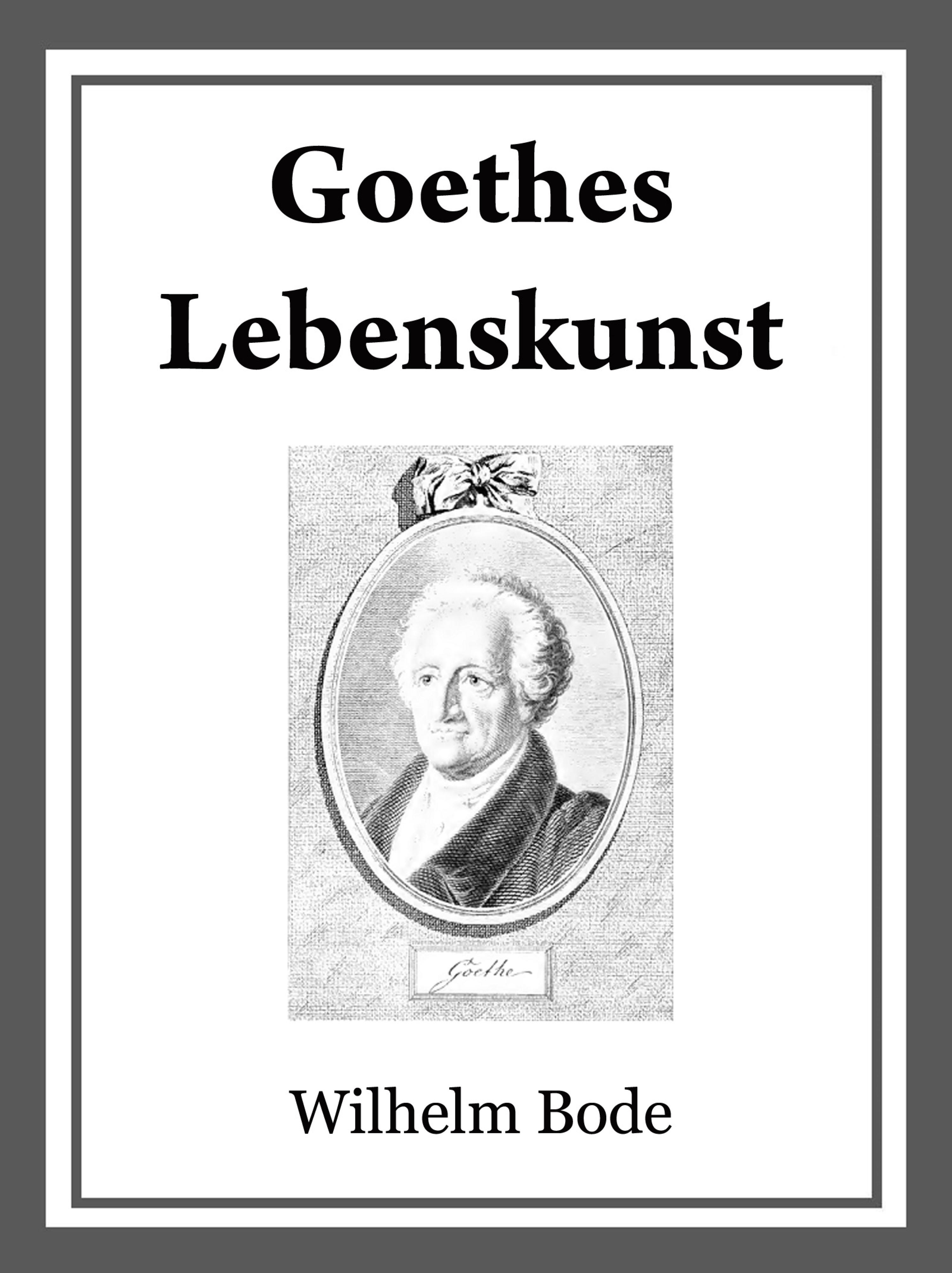 Обложка книги «Goethes Lebenskunst»